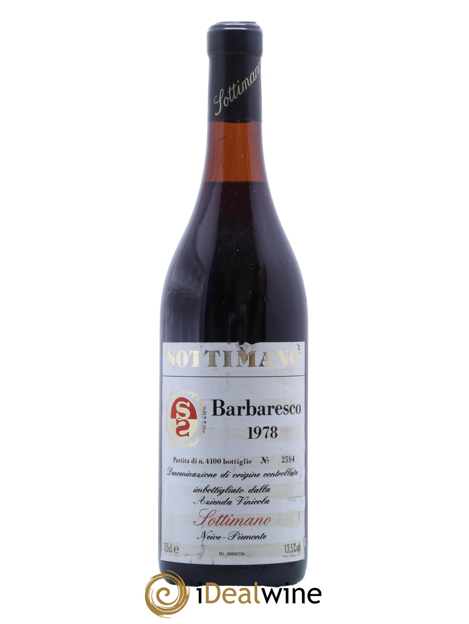 Barbaresco DOCG Riserva Sottimano 1978 - Lotto di 1 bottiglia - 0