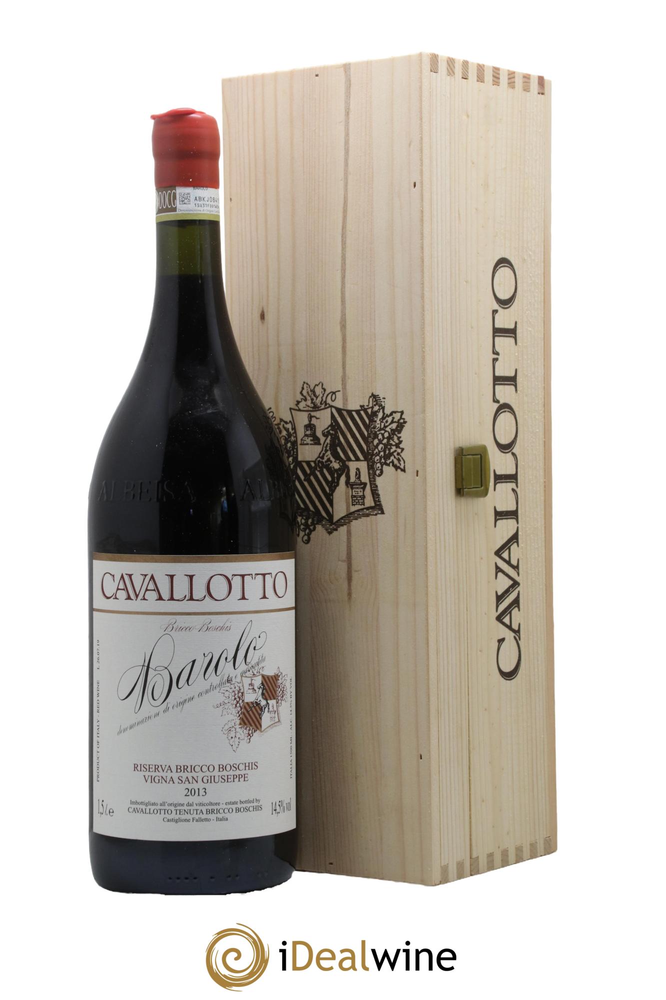 Barolo DOCG Riserva Bricco Boschis Vigna San Giuseppe Cavallotto 2013 - Lotto di 1 magnum - 0