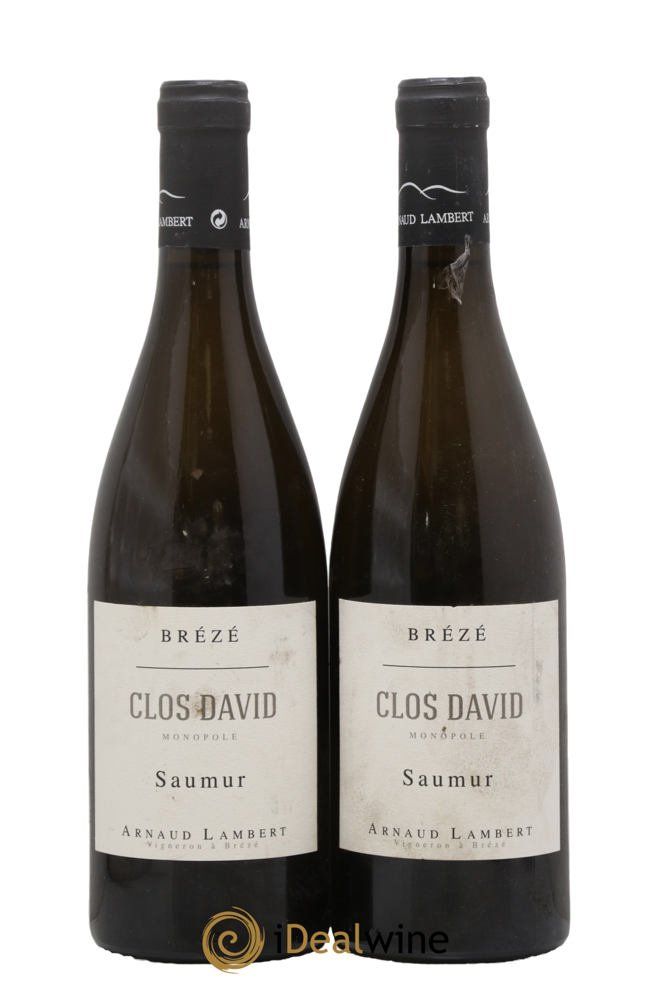 Saumur Brézé Clos David Arnaud Lambert 2017 - Lot of 2 bottles - 0