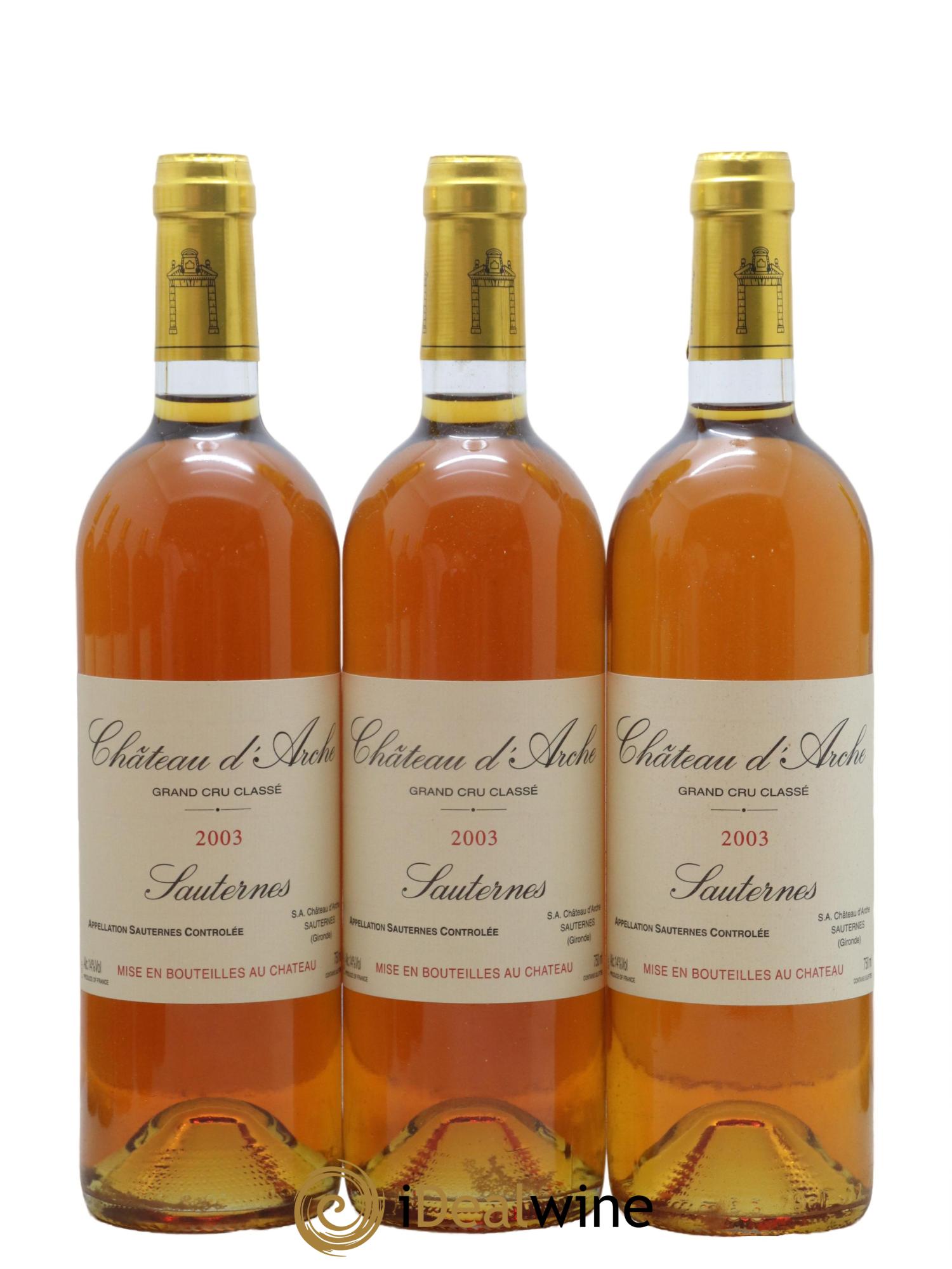 Château d' Arche 2ème Grand Cru Classé 2003 - Lotto di 12 bottiglie - 2