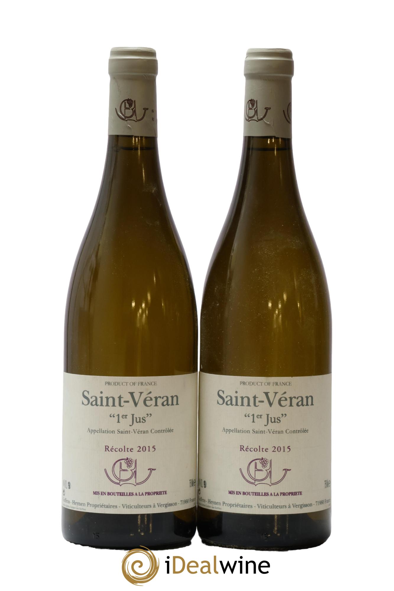 Saint-Véran 1er Jus Guffens-Heynen 2015 - Lot de 2 bouteilles - 0