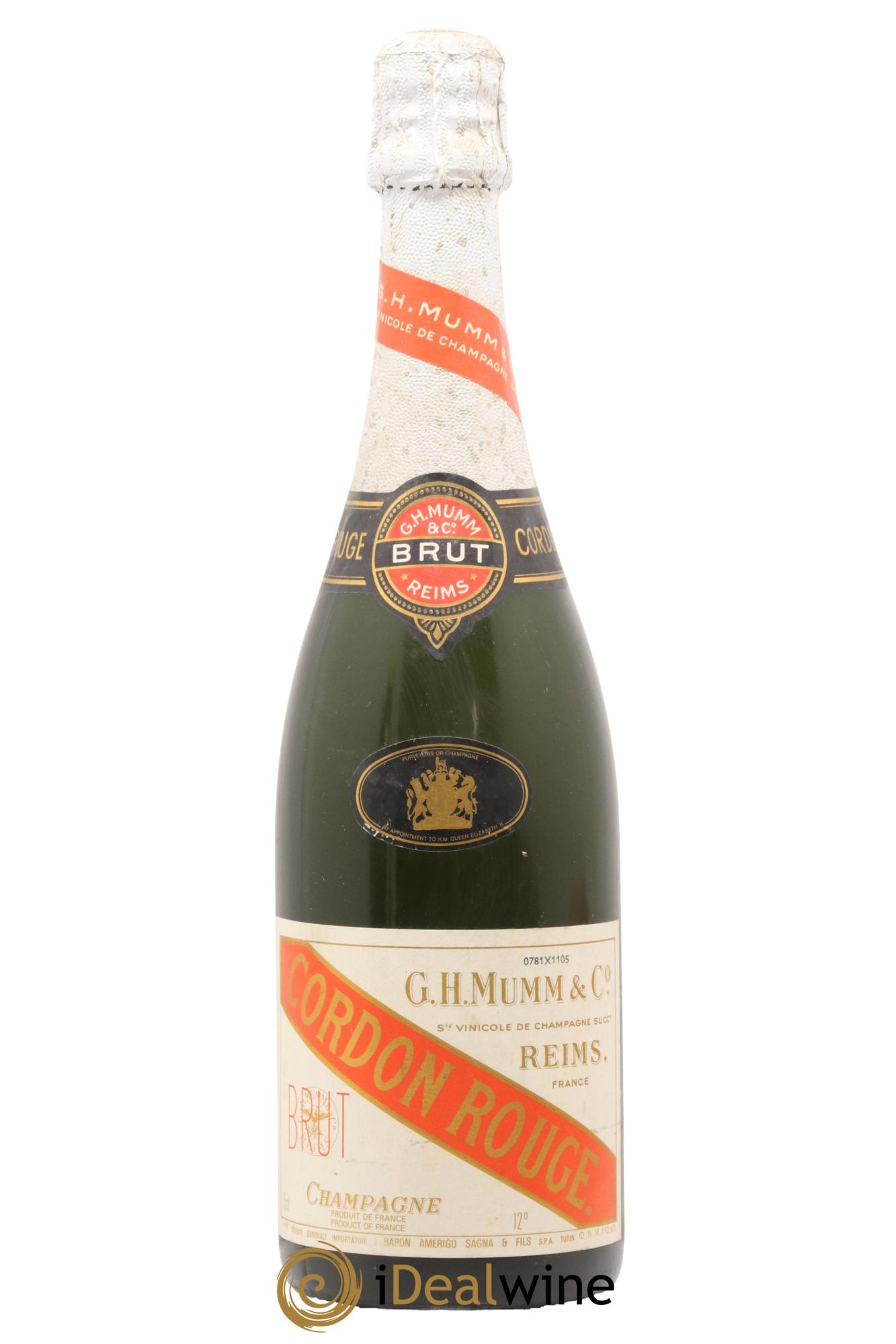 Cordon Rouge Mumm - Posten von 1 Flasche - 0