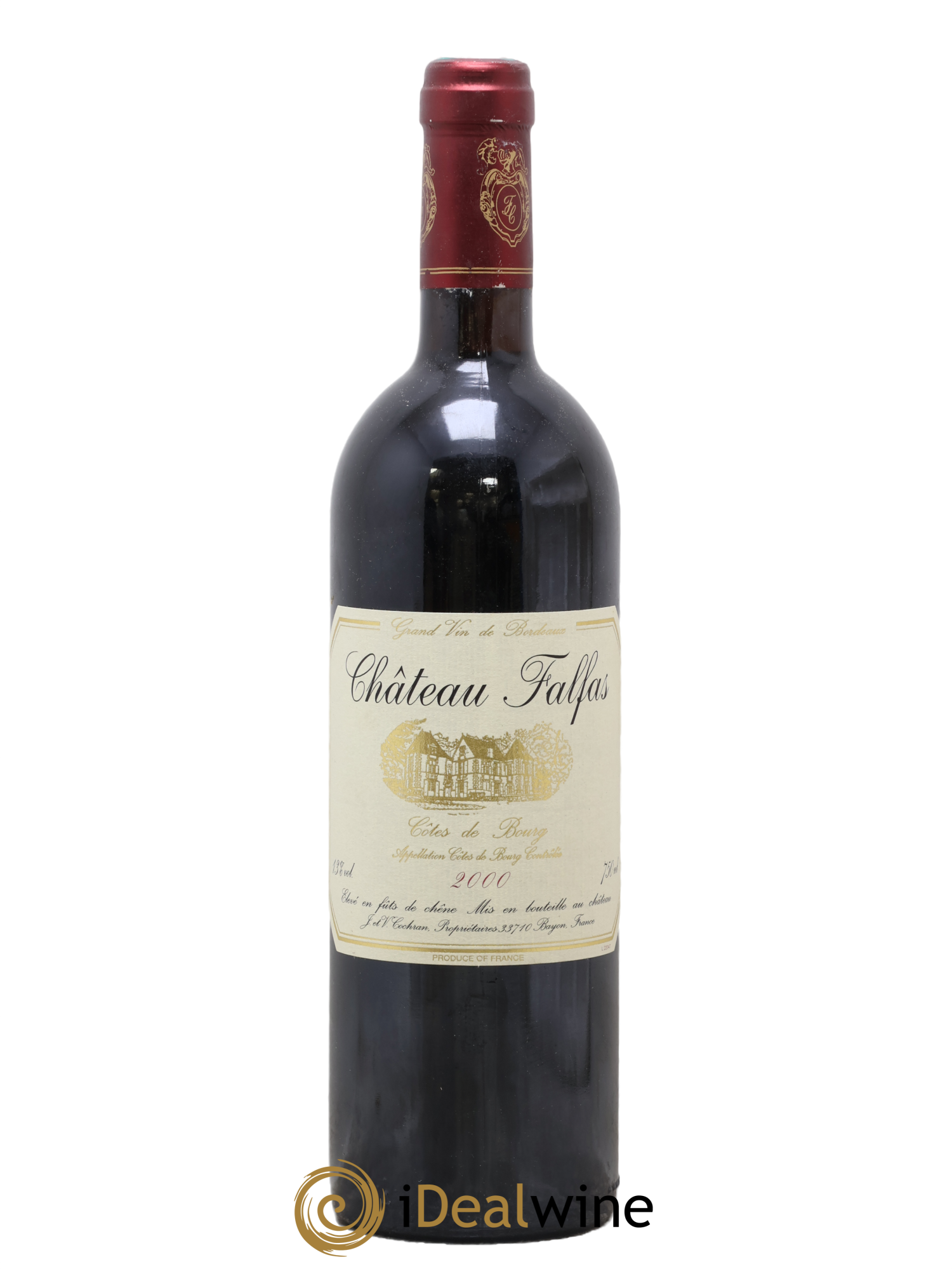 Côtes de Bourg Château Faflas 2000 - Lot of 1 bottle - 0
