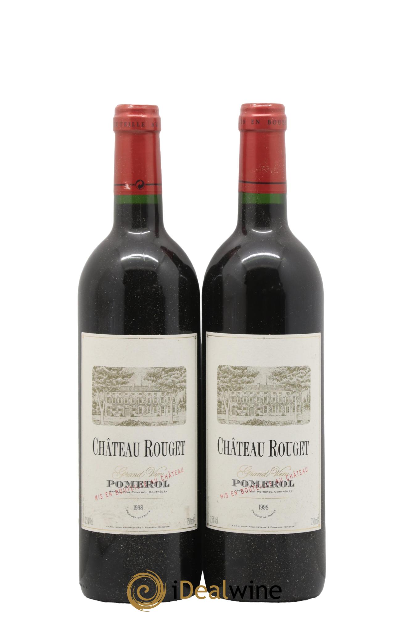 Château Rouget 1998 - Lot de 2 bouteilles - 0