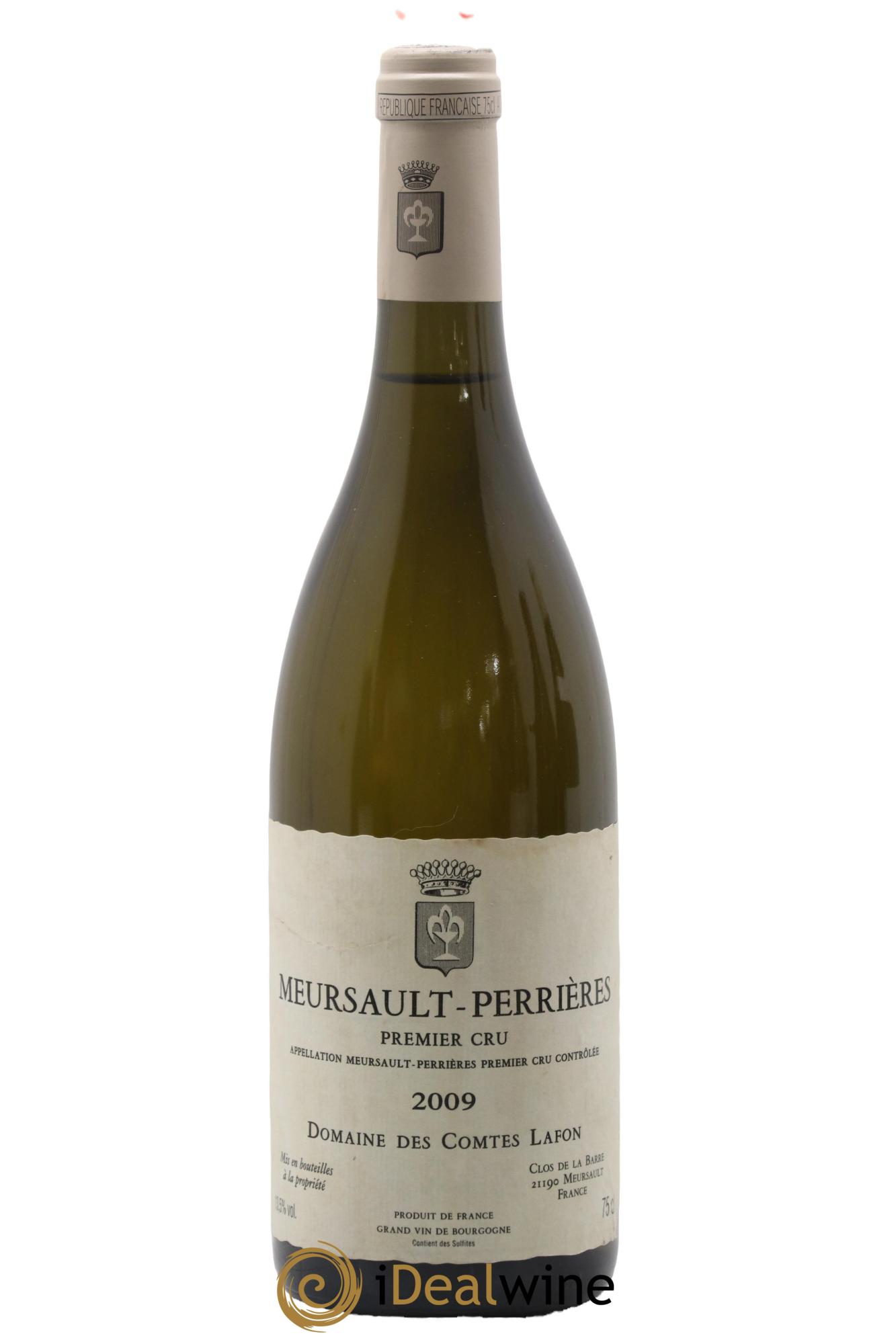 Meursault 1er Cru Perrières Comtes Lafon (Domaine des) 2009 - Lot de 1 bouteille - 0