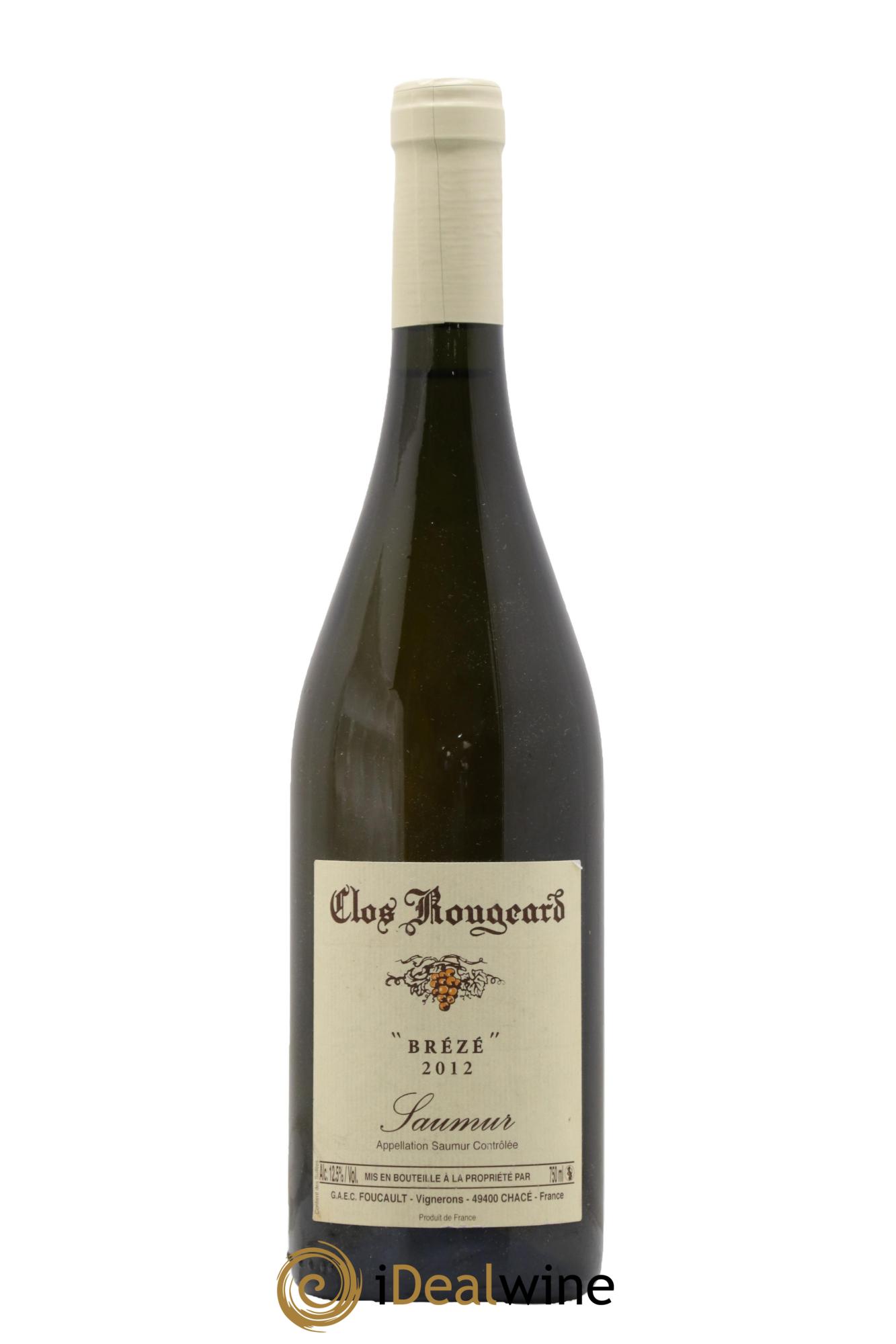 Saumur Brézé Clos Rougeard 2012 - Lot de 1 bouteille - 0