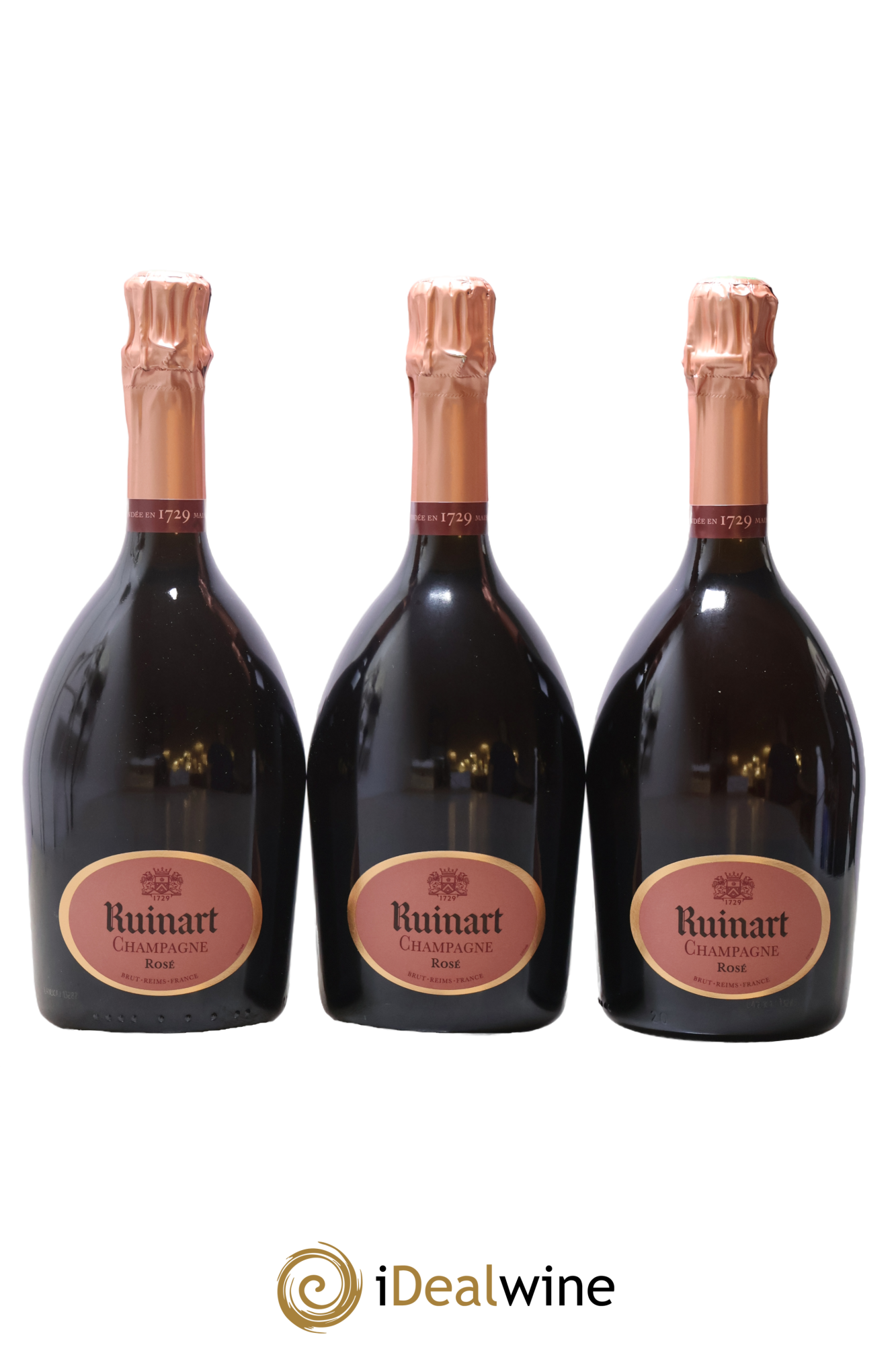 Brut Rosé Ruinart - Lotto di 3 bottiglie - 0