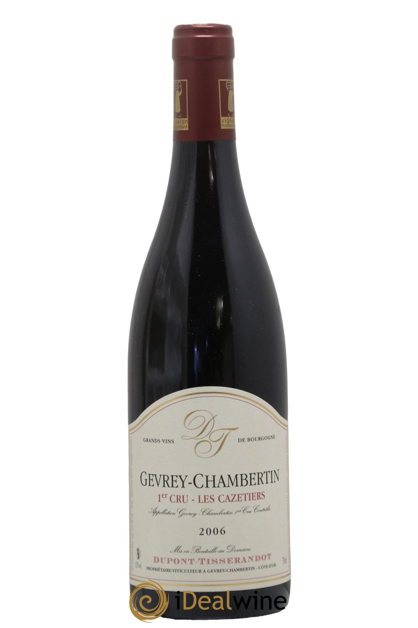 Gevrey-Chambertin 1er Cru Cazetiers Dupont-Tisserandot (Domaine) 2006 - Posten von 1 Flasche - 0
