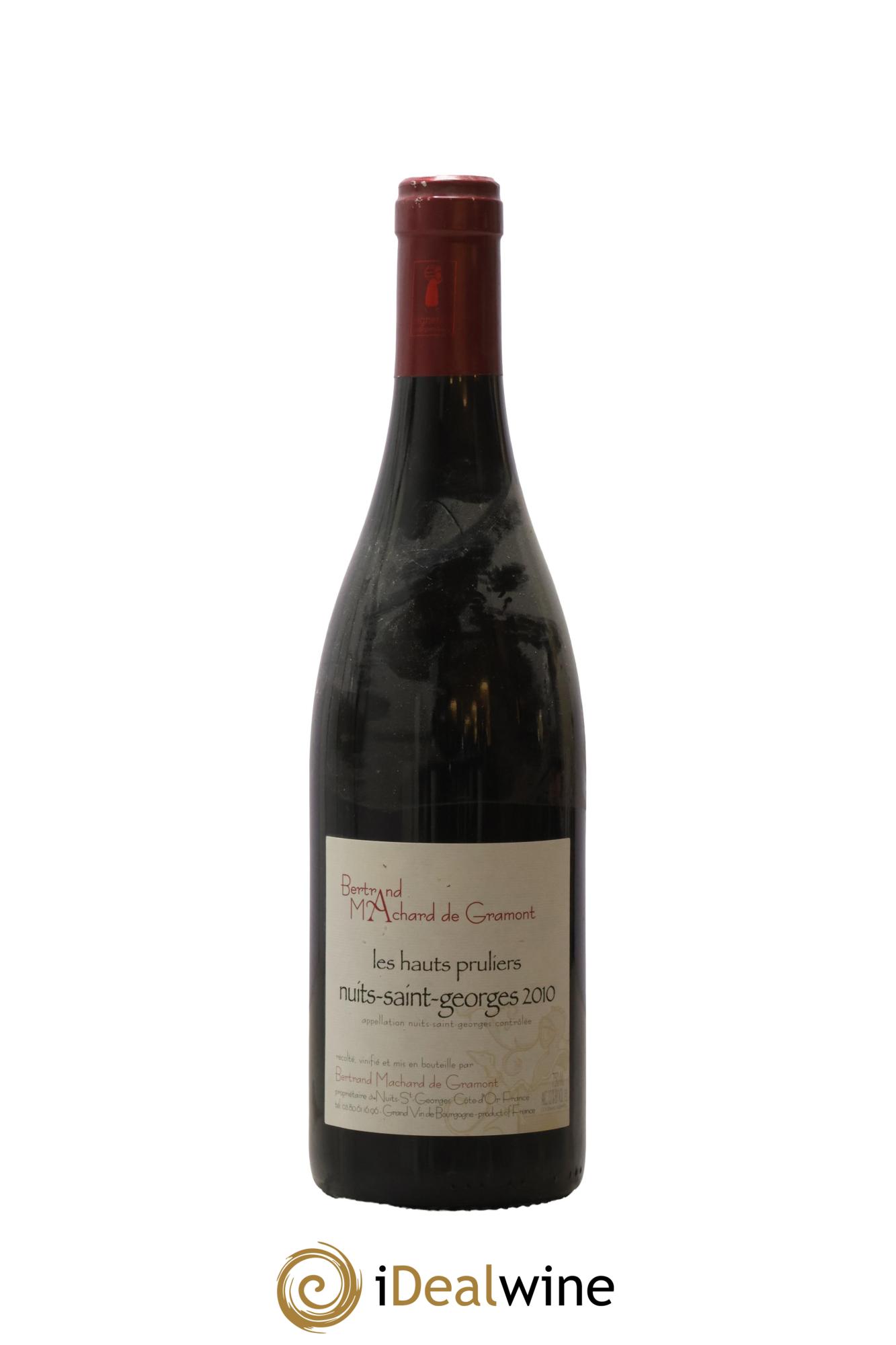 Nuits-Saint-Georges Les Hauts-Pruliers Machard de Gramont 2010 - Lot de 1 bouteille - 0