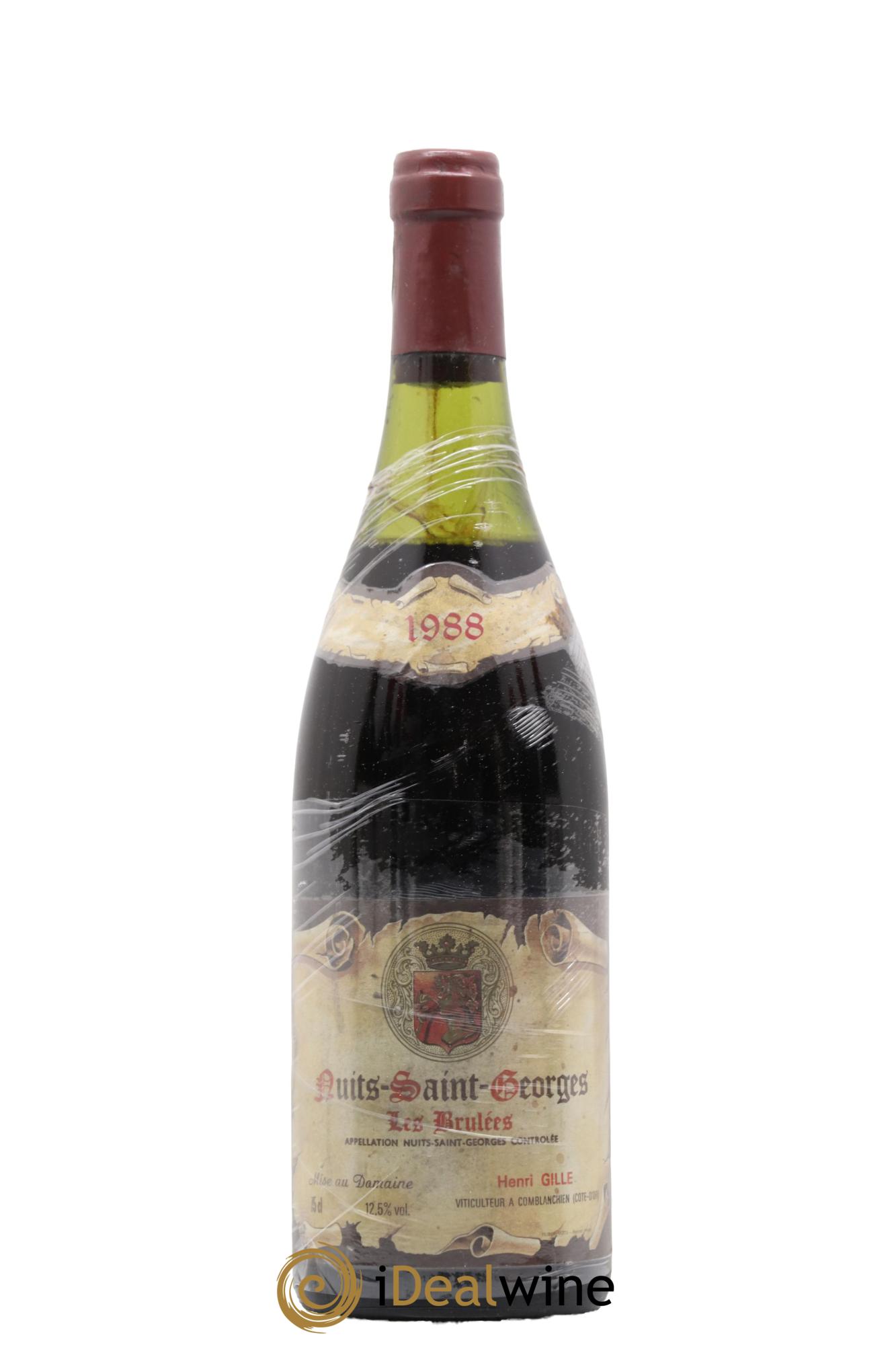 Nuits-Saint-Georges Les Brulées Henri Gille 1988 - Lot de 1 bouteille - 0