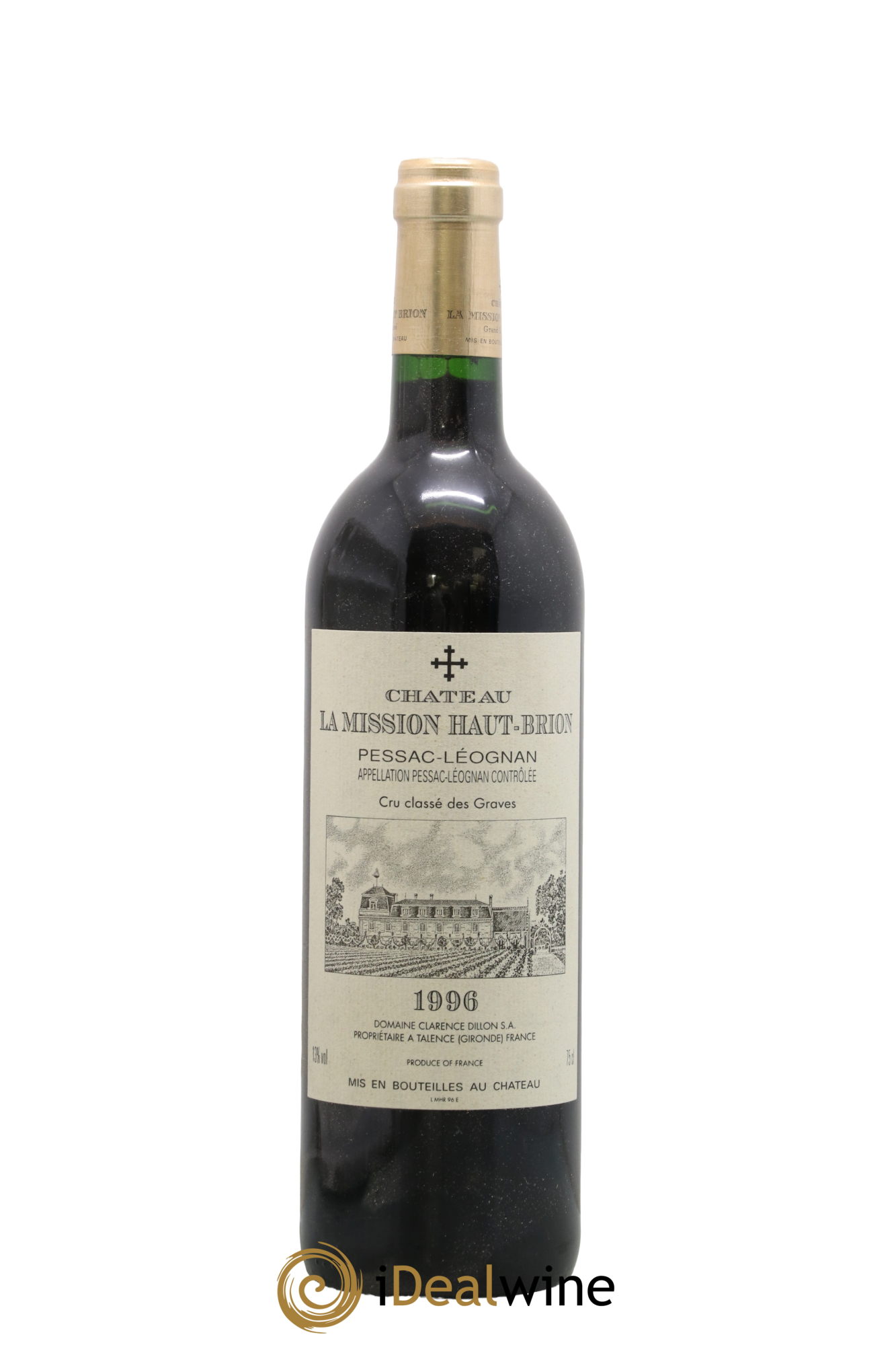 Château la Mission Haut-Brion Cru Classé de Graves 1996 - Lot de 1 bouteille - 0