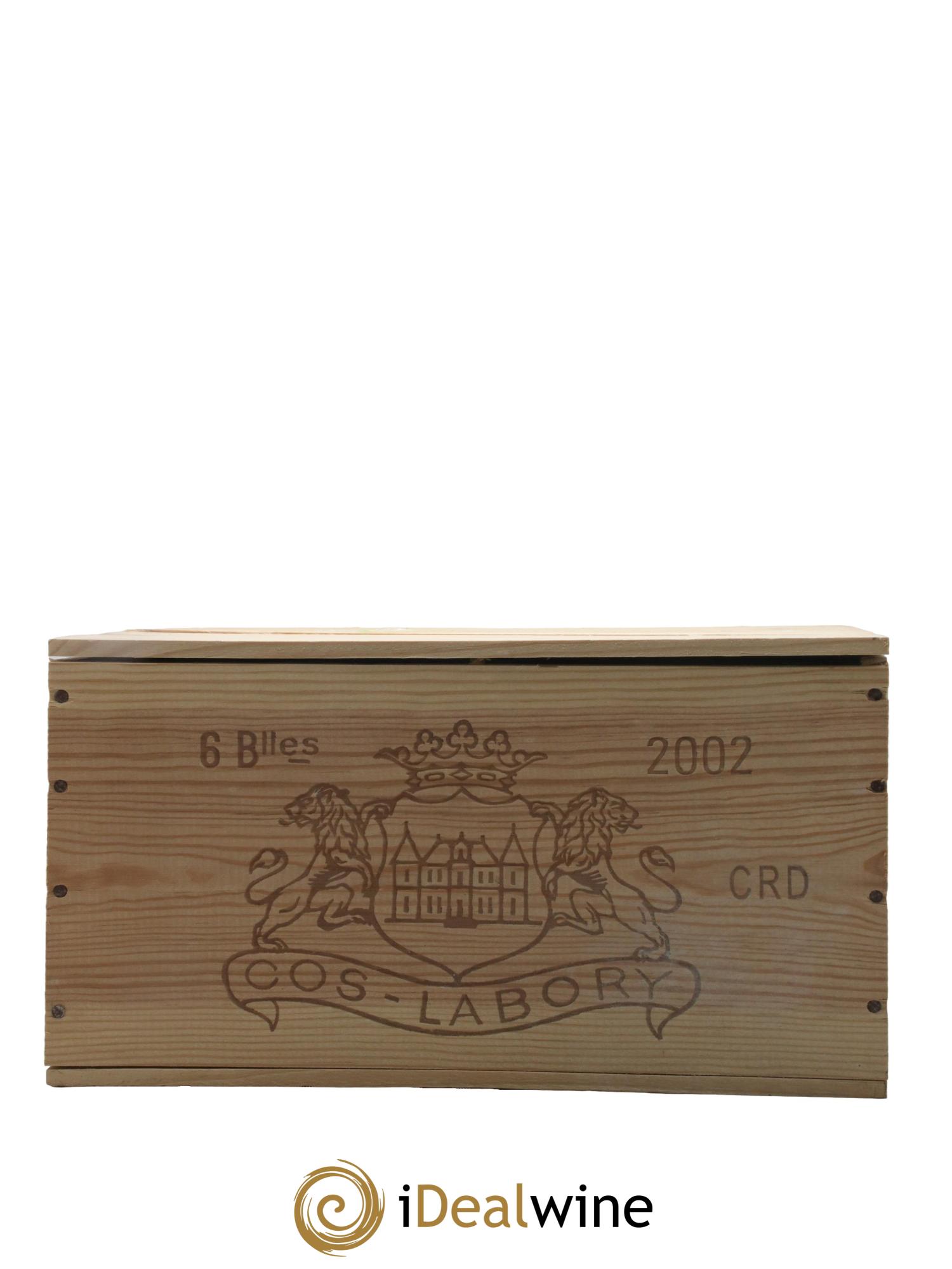 Château Cos Labory 5ème Grand Cru Classé 2002 - Lotto di 6 bottiglie - 1