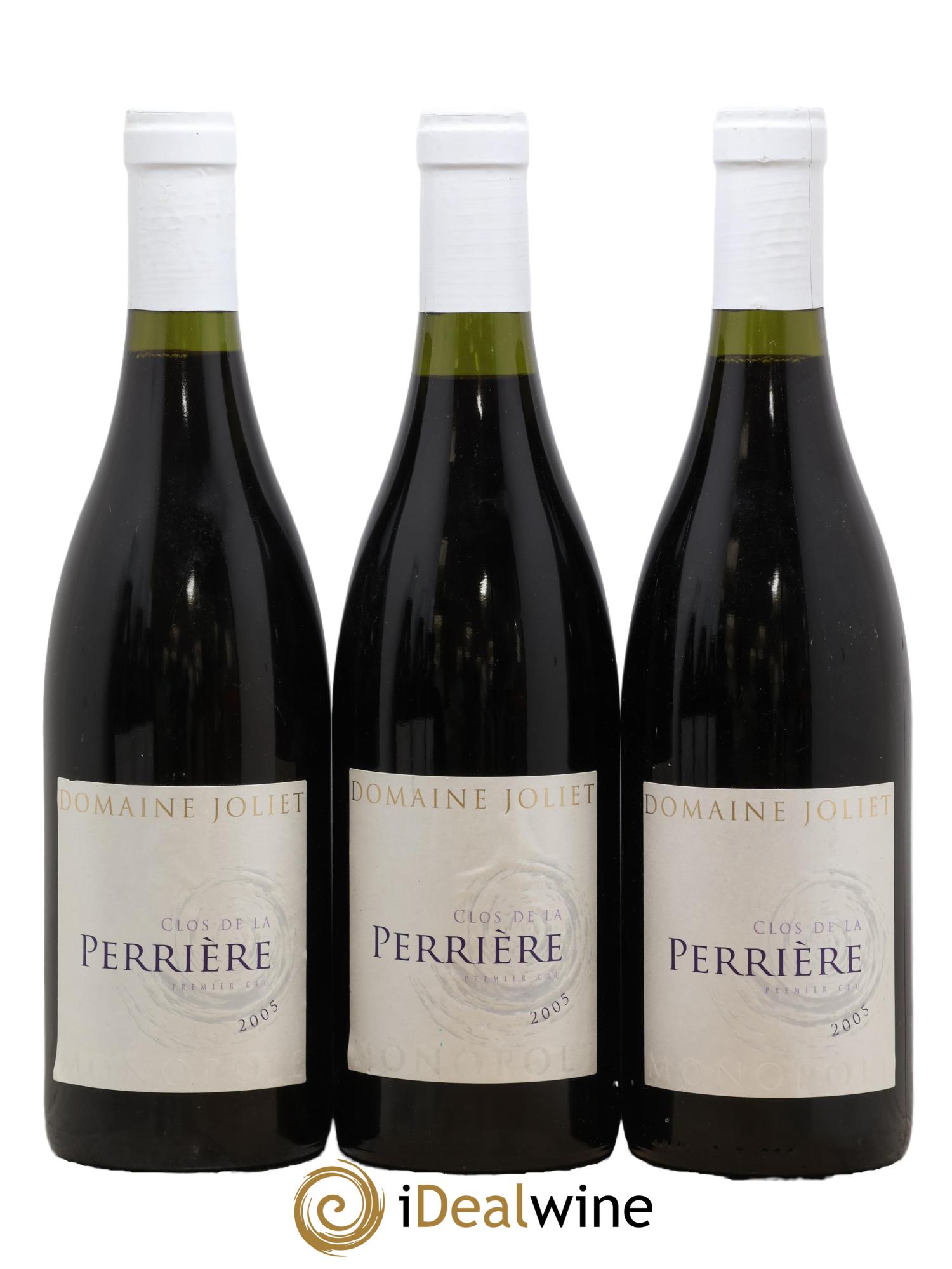 Fixin 1er Cru Clos de la Perrière Joliet Père & Fils (Domaine) 2005 - Lotto di 3 bottiglie - 0