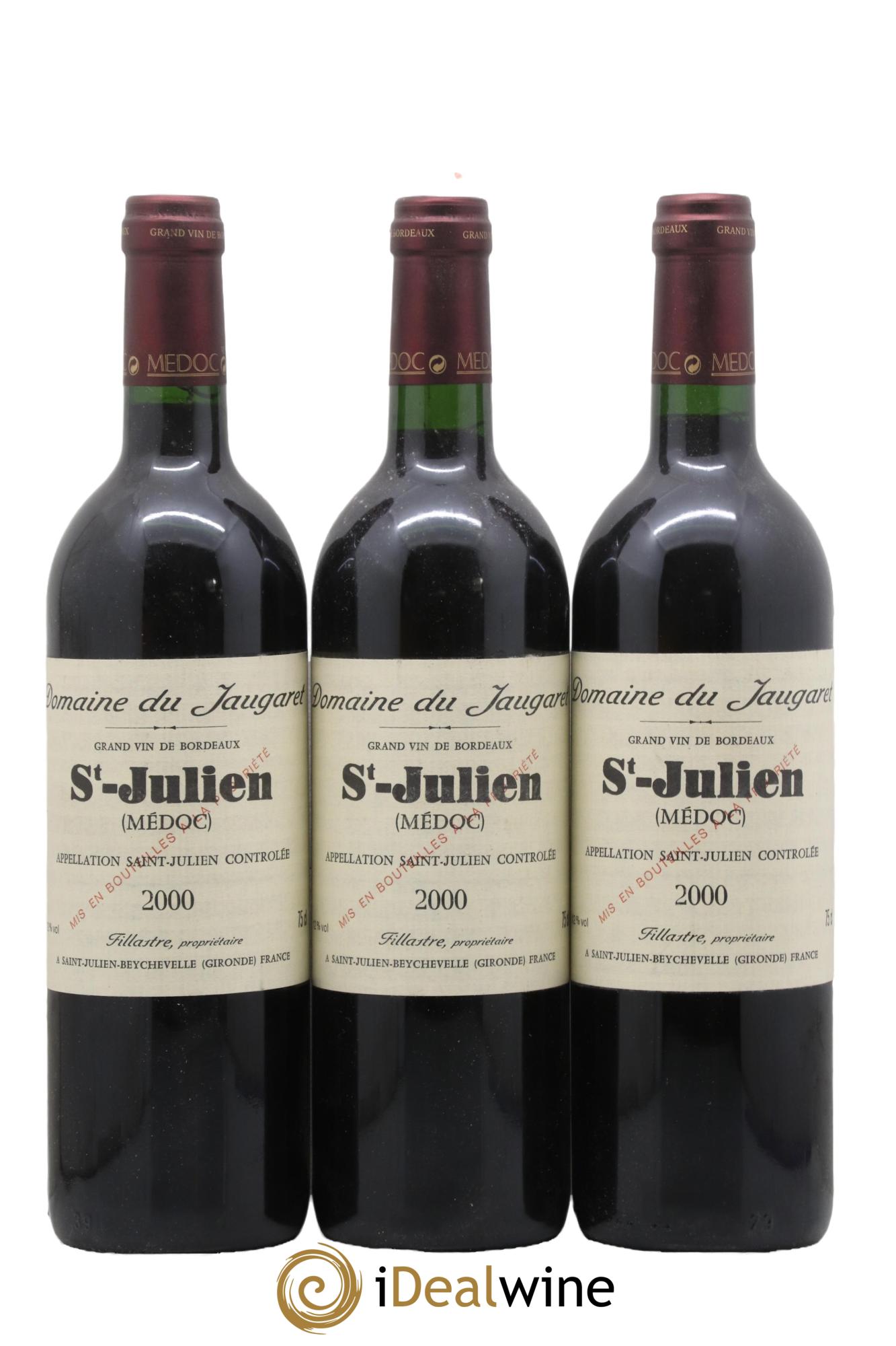 Domaine du Jaugaret 2000 - Lot de 3 bouteilles - 0