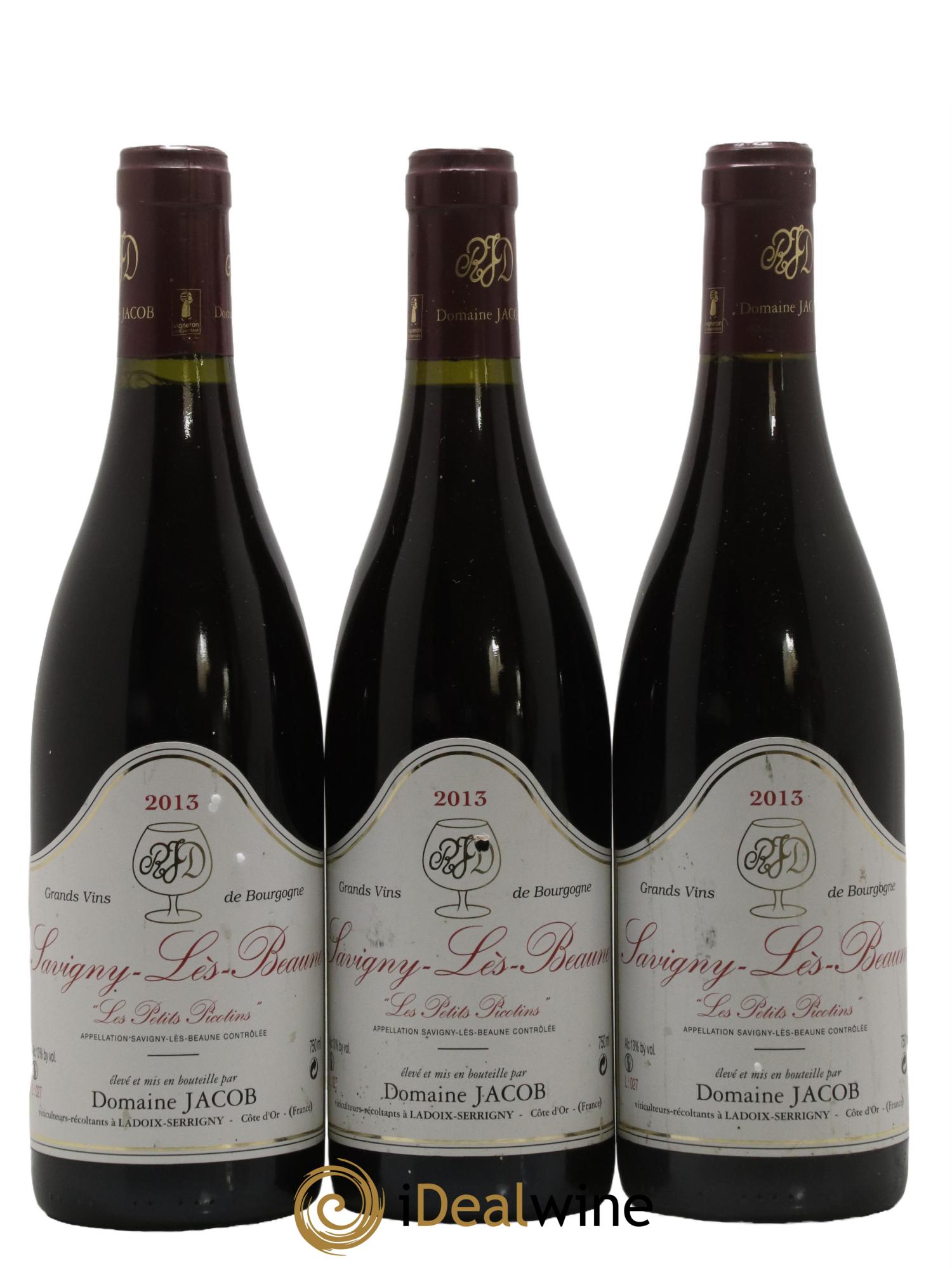 Savigny-lès-Beaune Les Petits Picotins Domaine Jacob - Lot de 3 bouteilles - 0