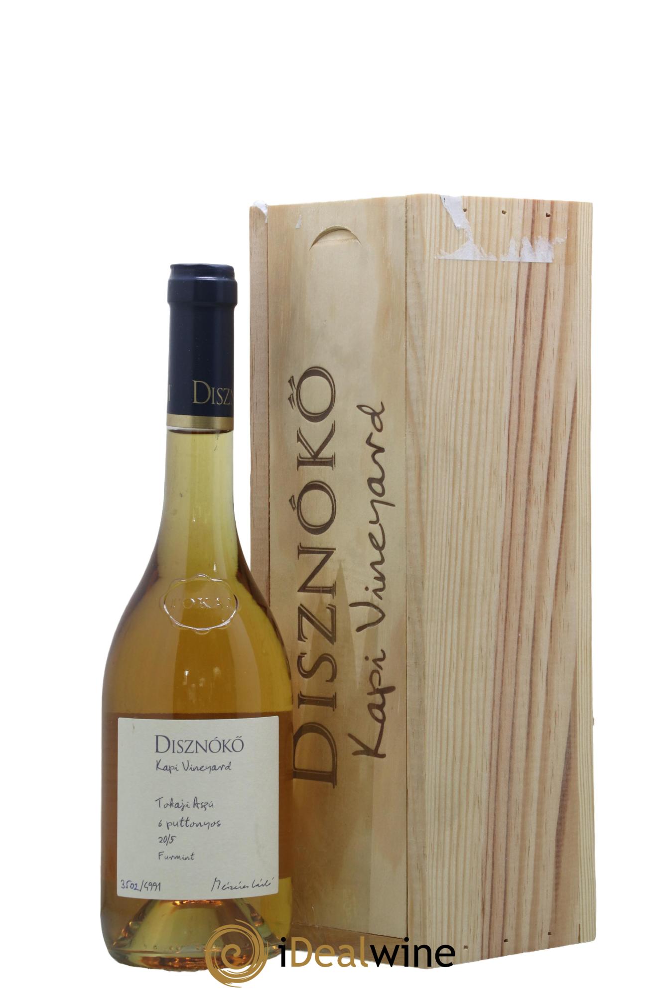 Tokaji 6 Puttonyos Kapi Vineyard Disznoko (Domaine) 2015 - Posten von 1 Format 50cl - 0