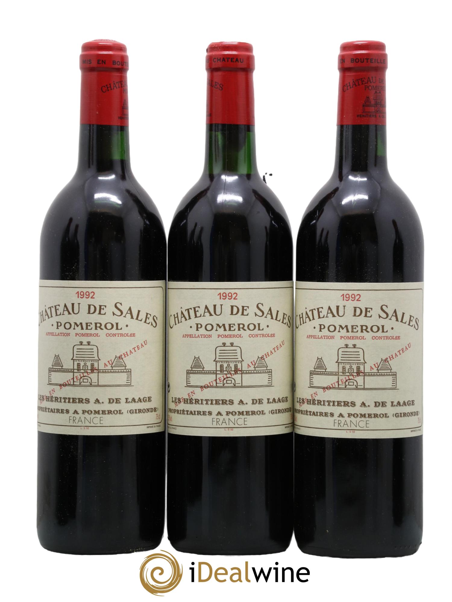 Château de Sales 1992 - Posten von 12 Flaschen - 3