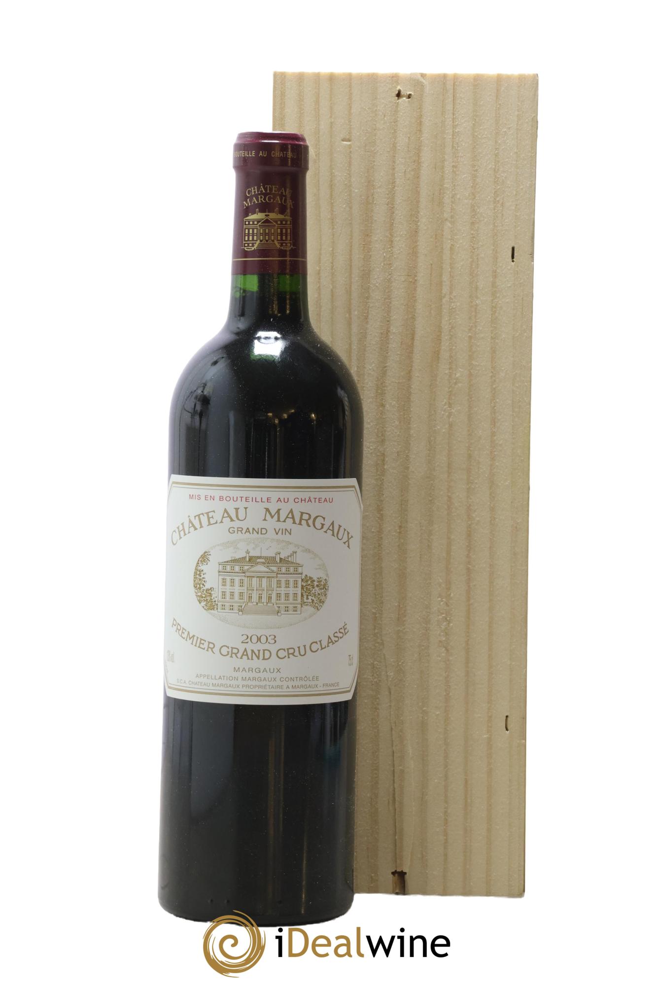 Château Margaux 1er Grand Cru Classé 2003 - Lotto di 1 bottiglia - 0