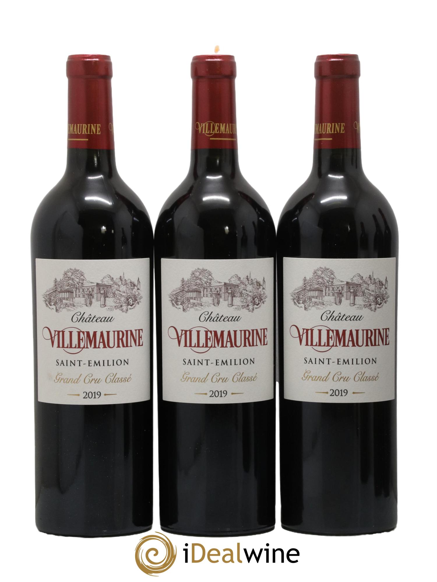Château Villemaurine Grand Cru Classé 2019 - Lot de 6 bouteilles - 1