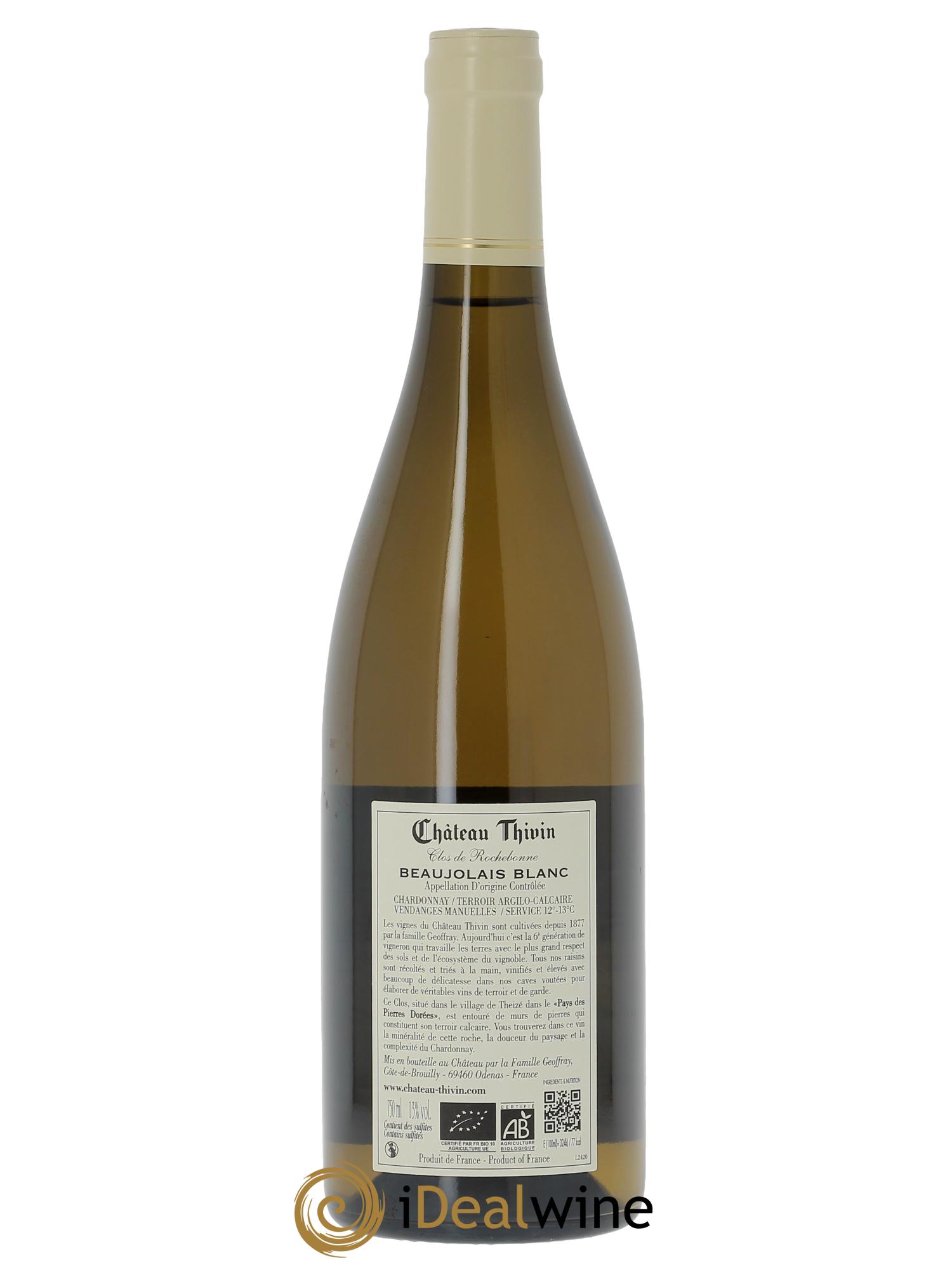 Beaujolais Clos de Rochebonne Château Thivin 2025 - Lotto di 1 bottiglia - 1