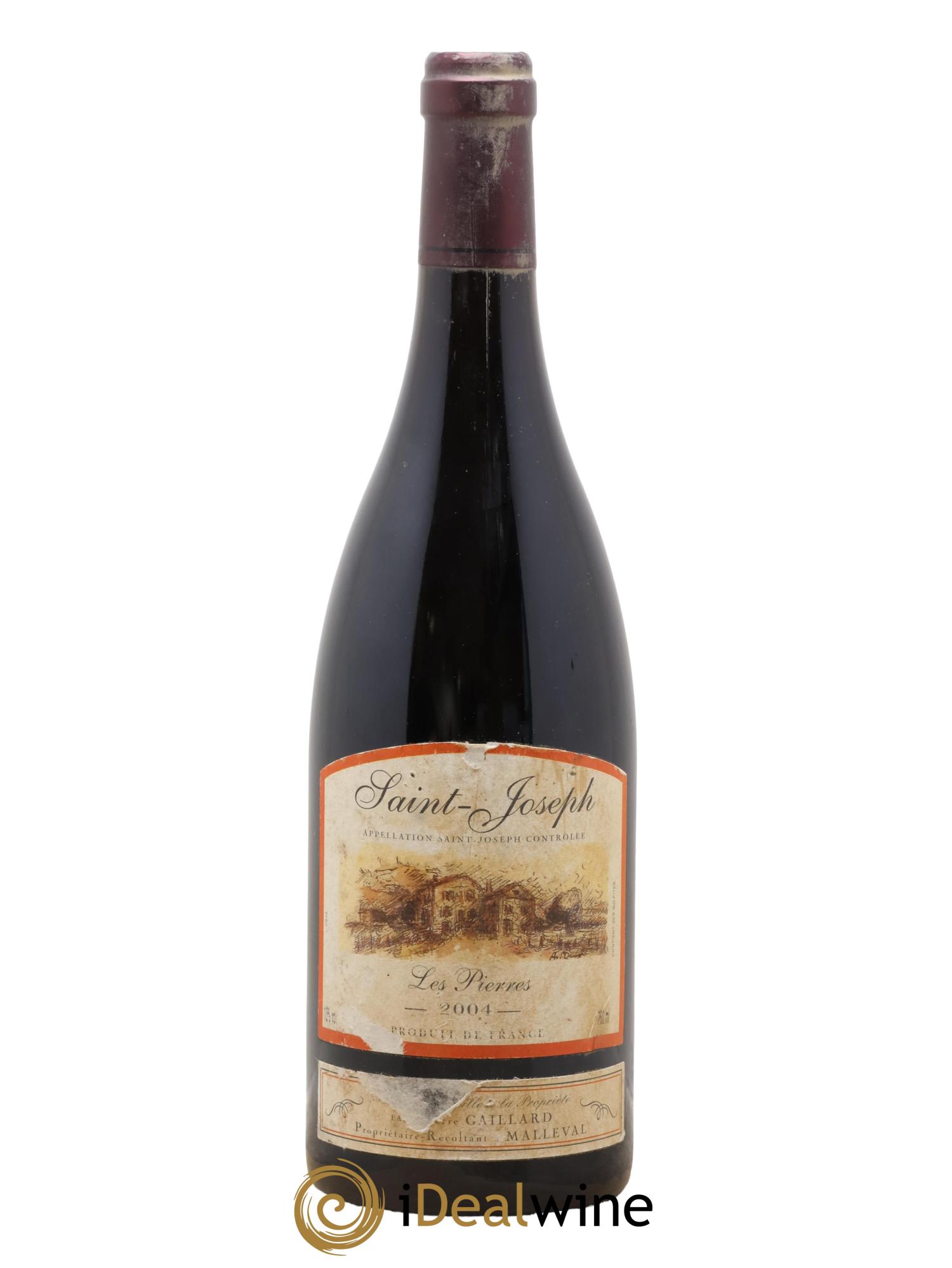 Saint-Joseph Les Pierres Pierre Gaillard 2004 - Lotto di 1 bottiglia - 0