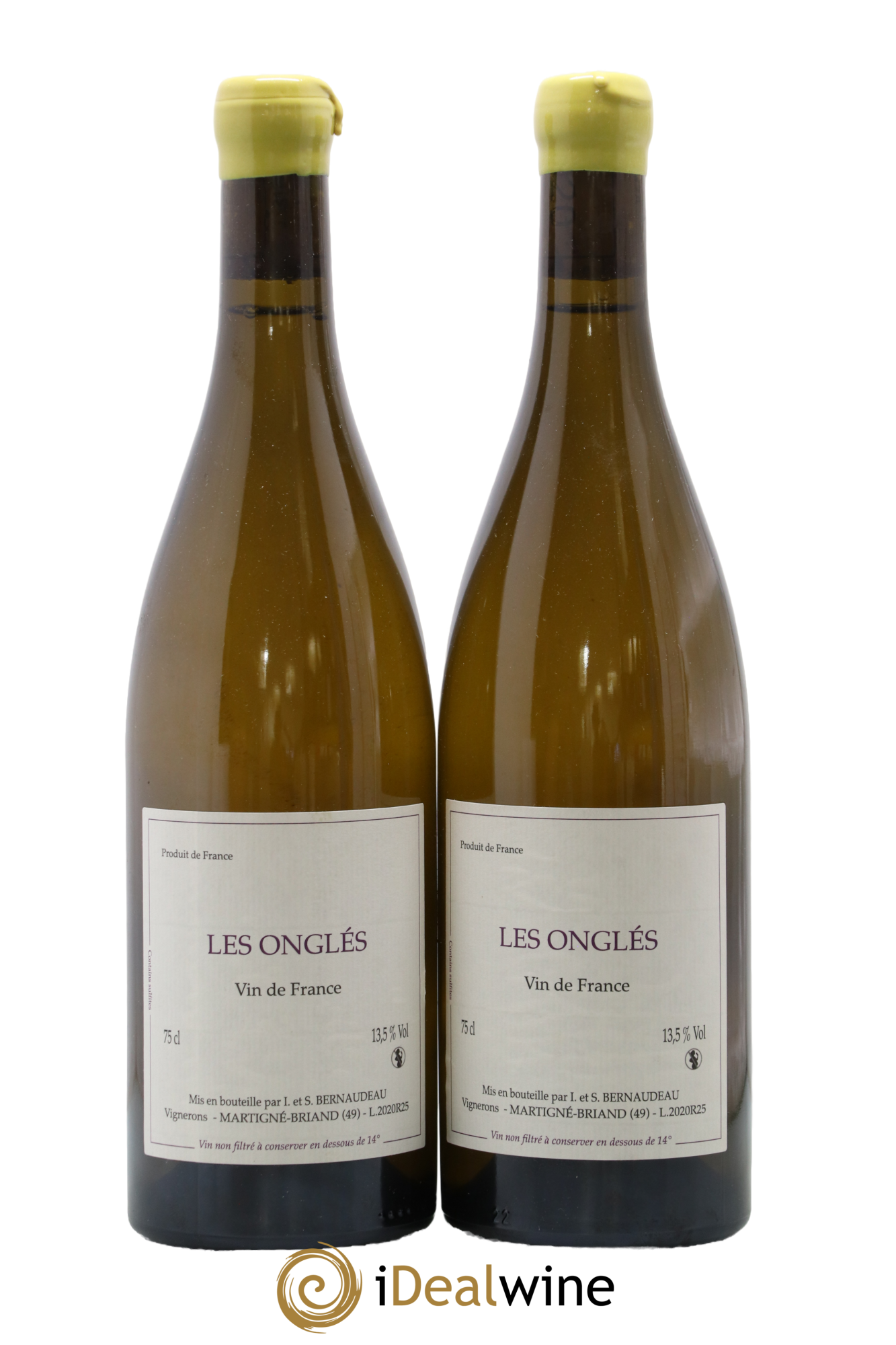 Vin de France Les Onglés Stéphane Bernaudeau 2020 - Posten von 2 Flaschen - 0