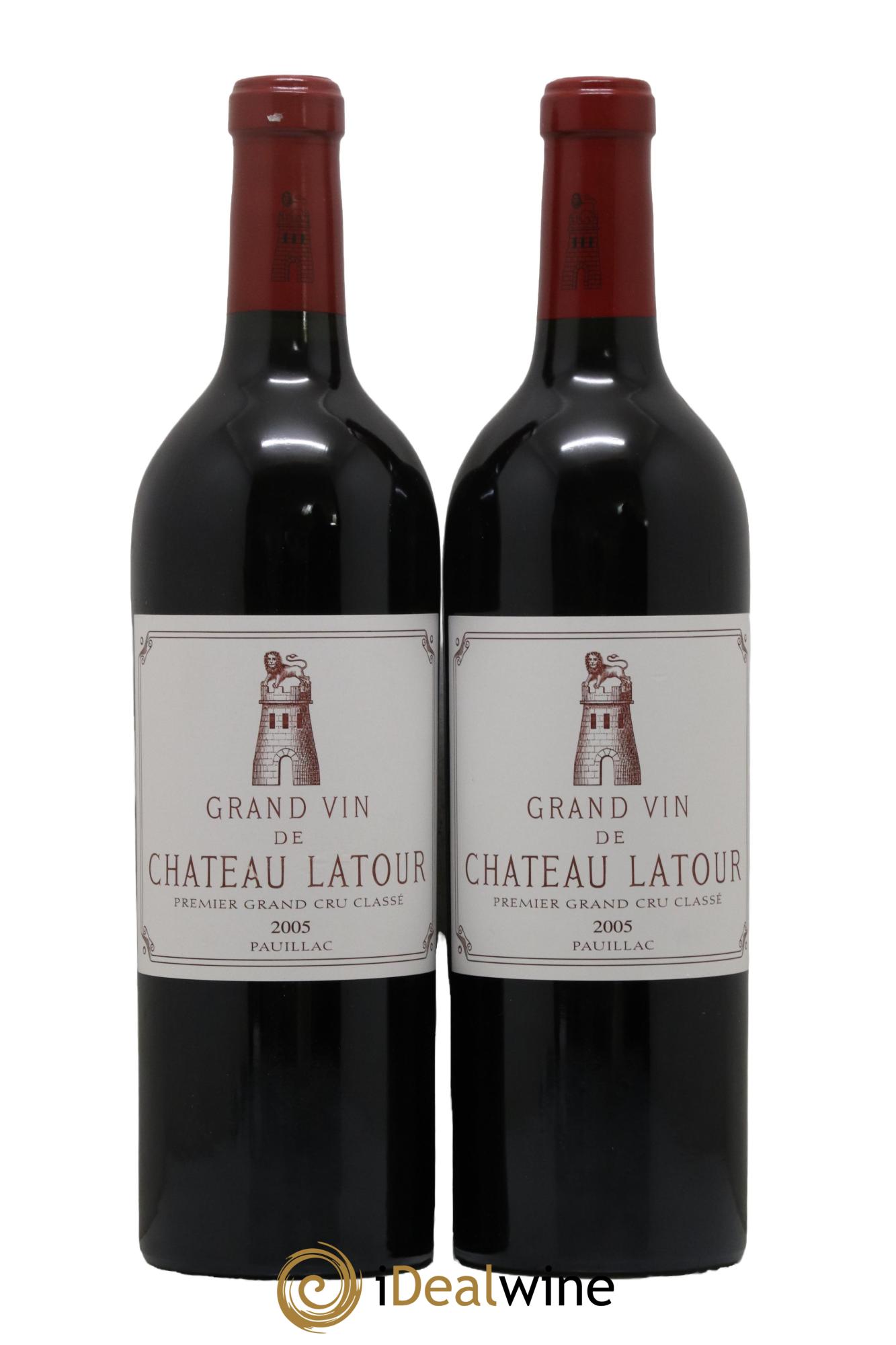 Château Latour 1er Grand Cru Classé 2005 - Lot de 2 bouteilles - 0