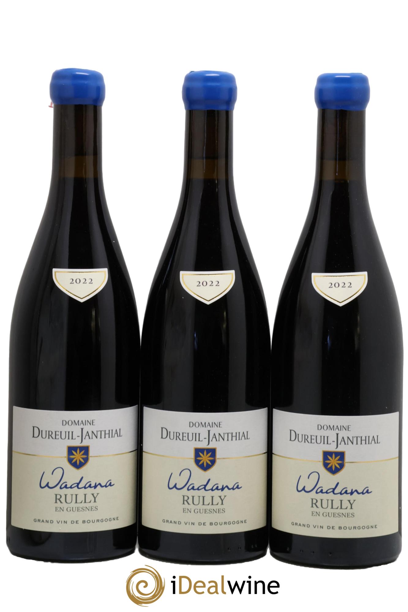 Rully En Guesnes Wadana Vincent Dureuil-Janthial 2022 - Lot de 3 bouteilles - 0