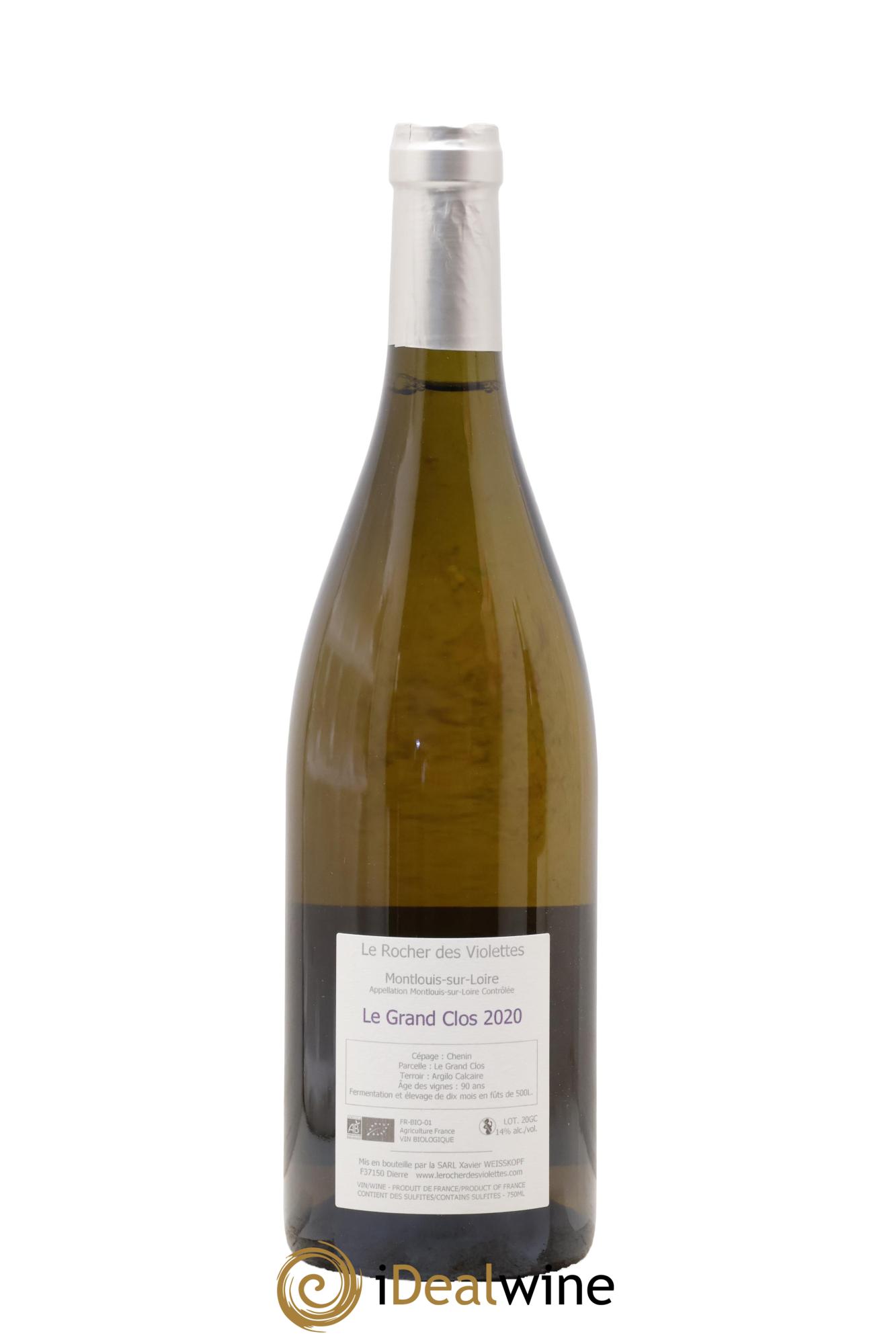 Montlouis-sur-Loire Le Grand Clos (anciennement La Négrette) Le Rocher des Violettes 2020 - Lotto di 1 bottiglia - 1
