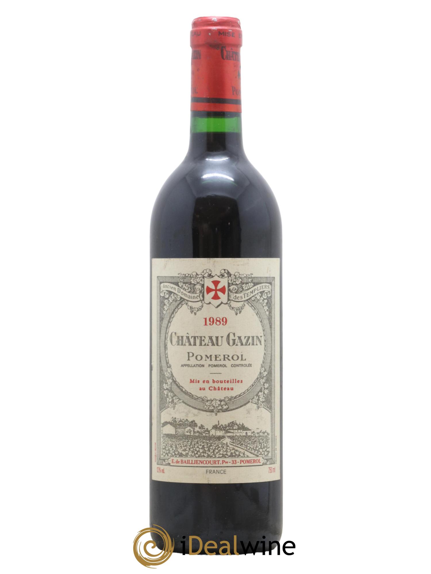 Château Gazin 1989 - Posten von 1 Flasche - 0