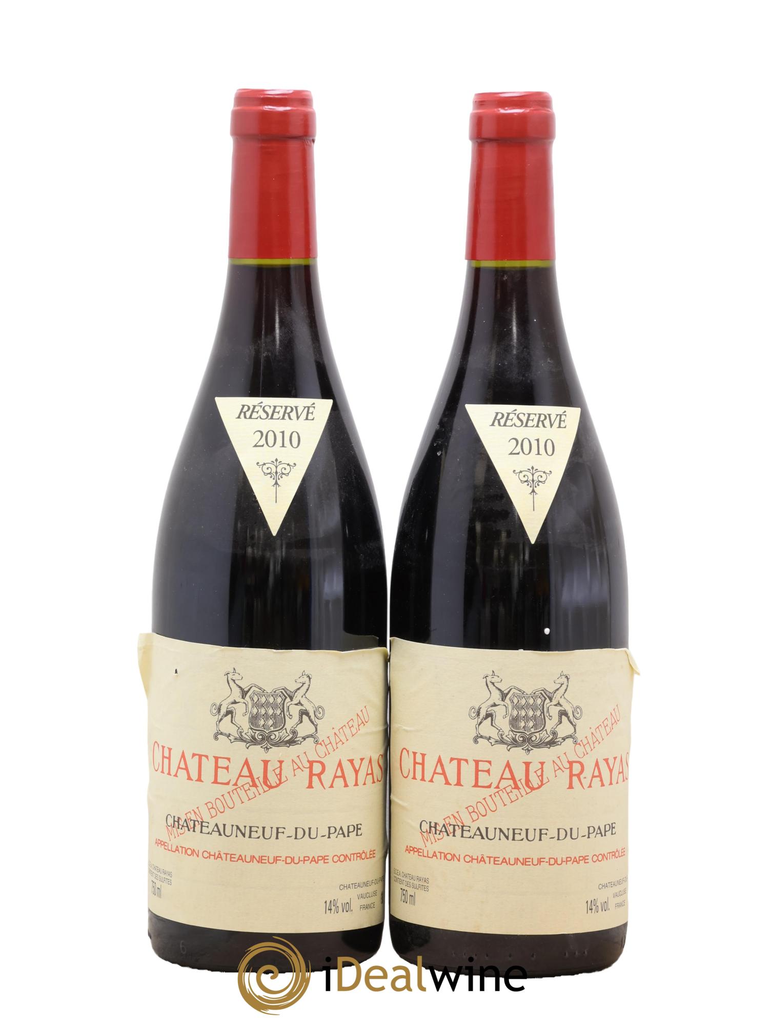 Châteauneuf-du-Pape Château Rayas Emmanuel Reynaud 2010 - Posten von 2 Flaschen - 0