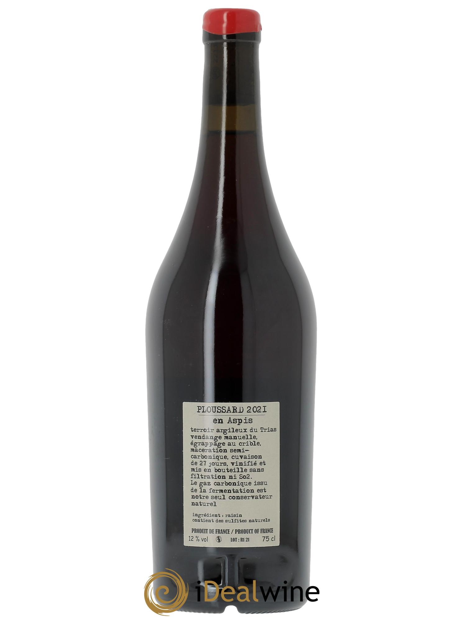 Arbois  Ploussard Adeline Houillon & Renaud Bruyère  2021 - Lot of 1 bottle - 1