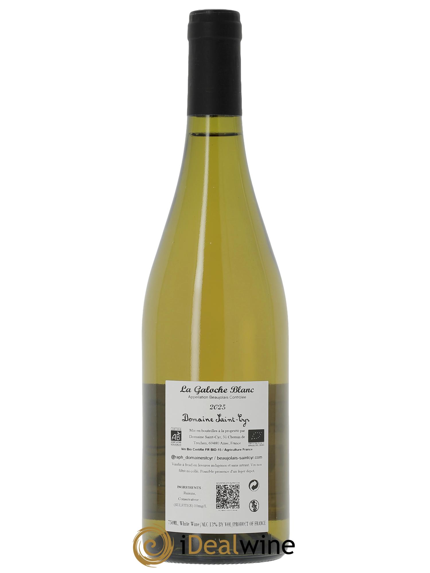 Beaujolais La Galoche Domaine Saint-Cyr  2025 - Lotto di 1 bottiglia - 1