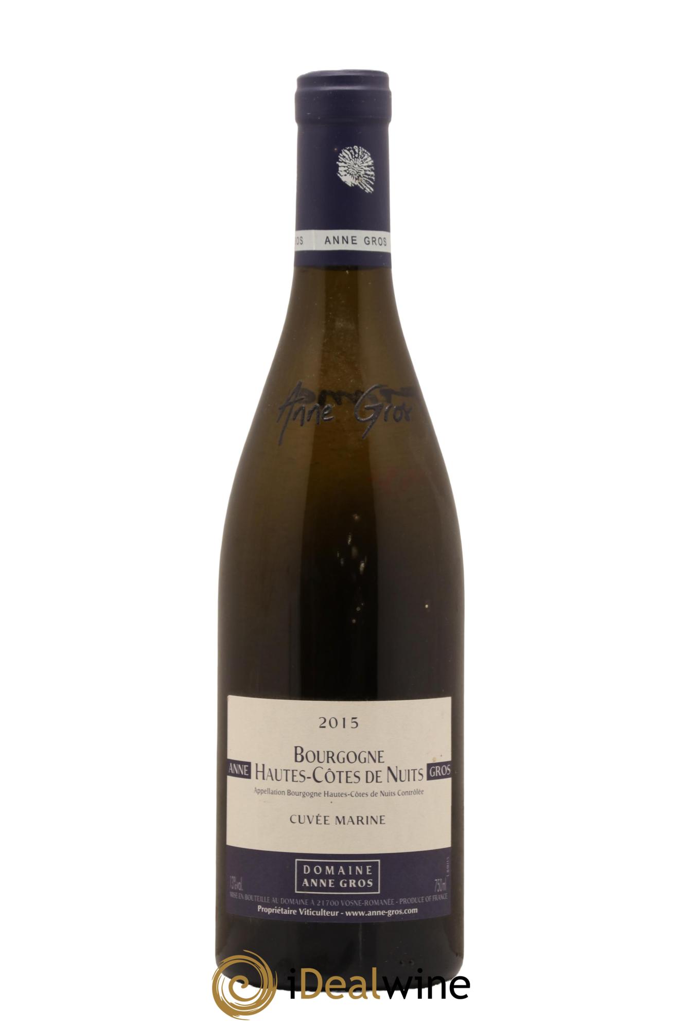 Hautes-Côtes de Nuits Cuvée Marine Anne Gros 2015 - Lot de 1 bouteille - 0