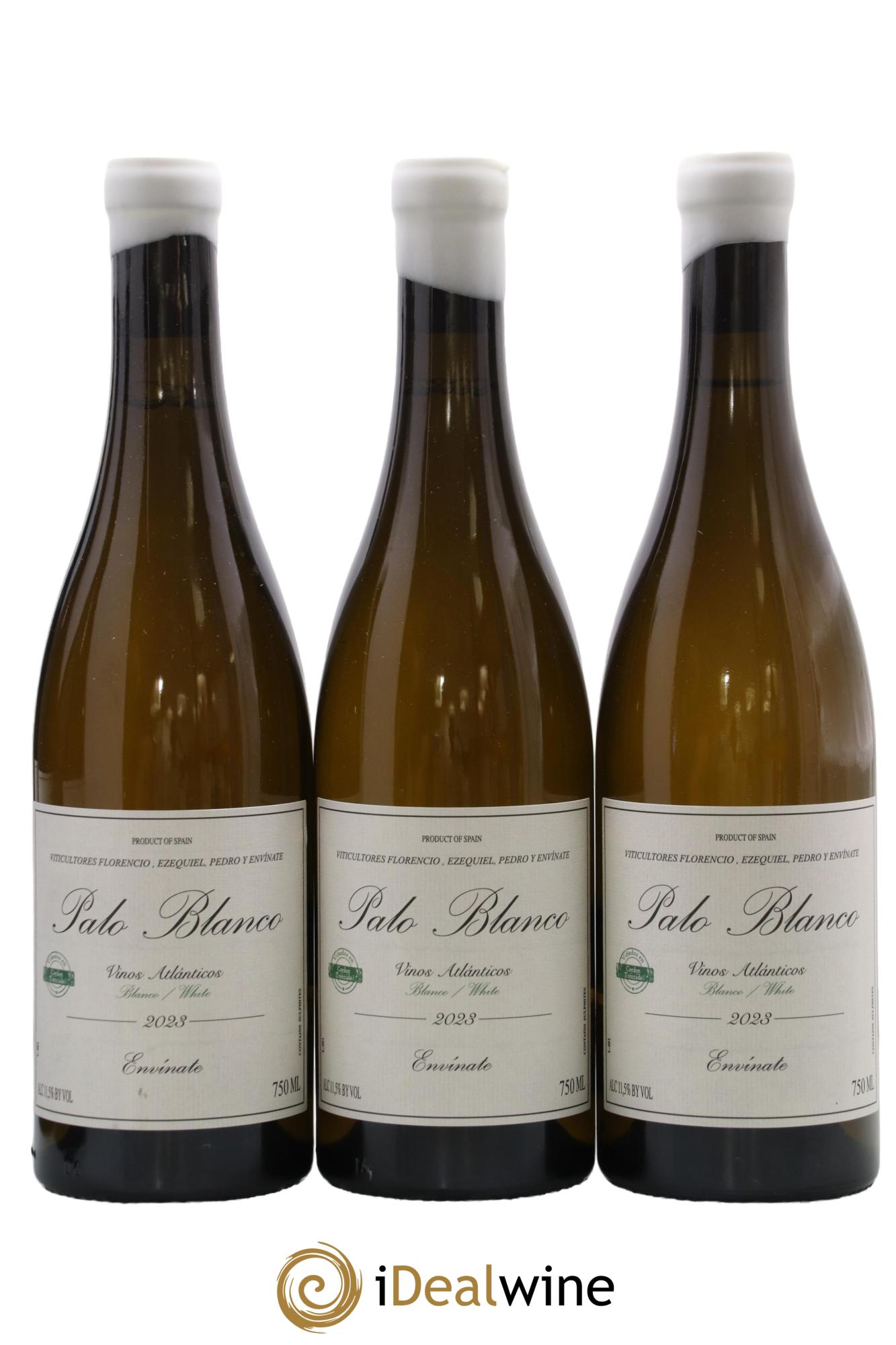 Vinos Atlánticos Palo Blanco Envinate 2023 - Lot de 3 bouteilles - 0