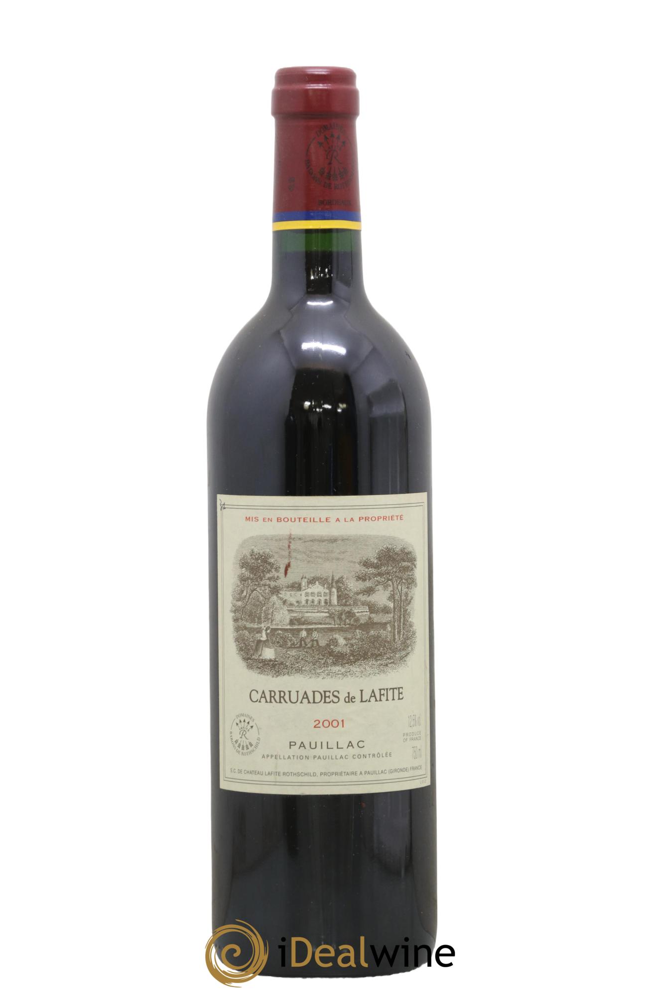 Carruades de Lafite Rothschild Second Vin 2001 - Lot of 1 bottle - 0