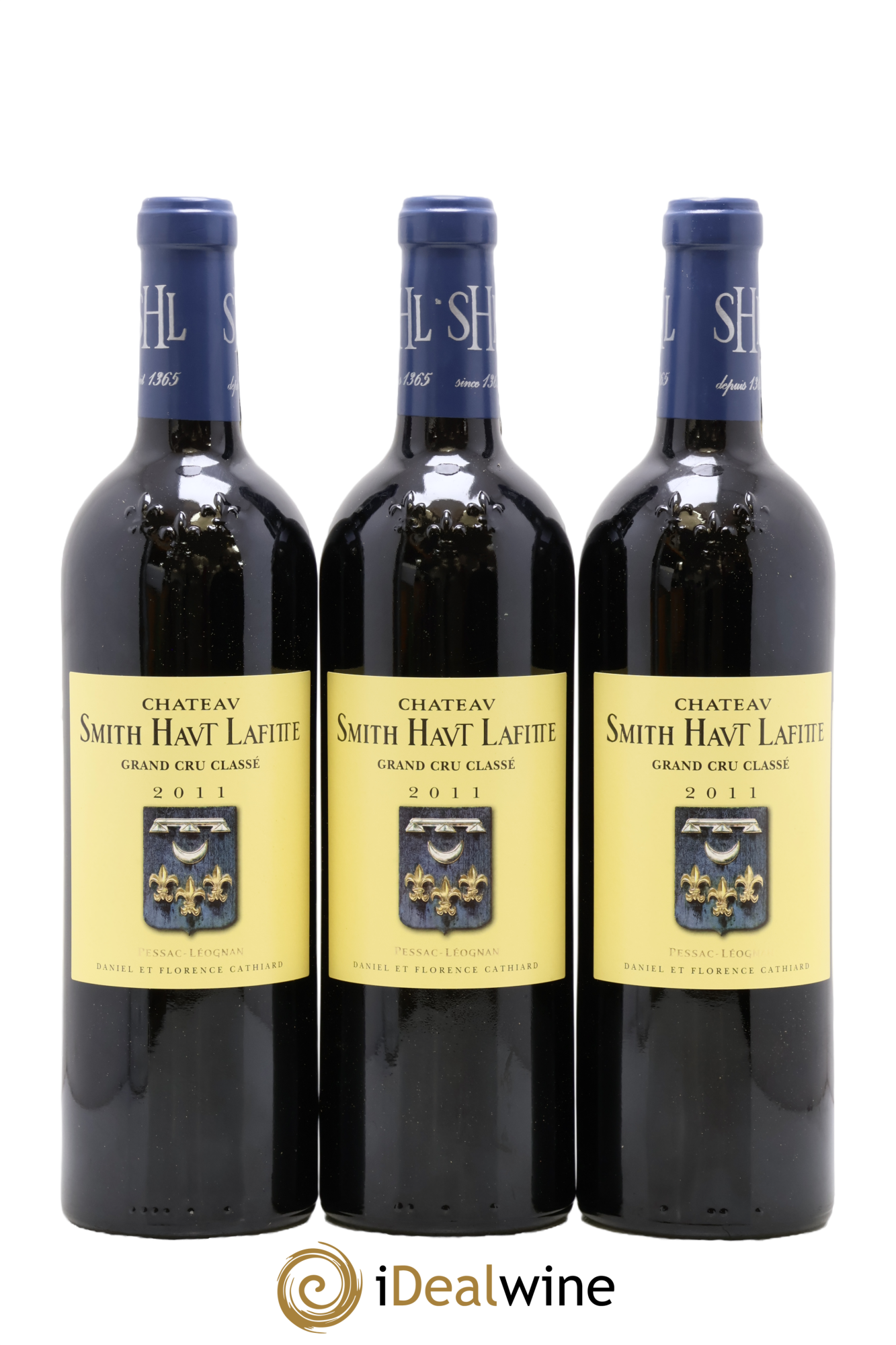 Château Smith Haut Lafitte Cru Classé de Graves 2011 - Lotto di 3 bottiglie - 0