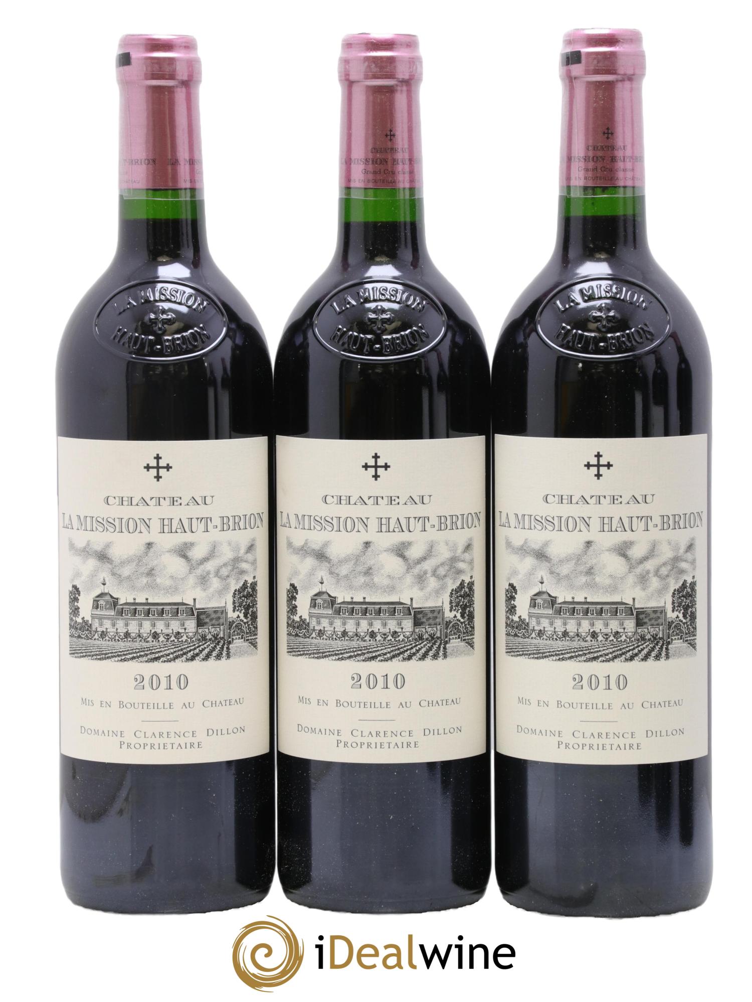 Château la Mission Haut-Brion Cru Classé de Graves 2010 - Lot de 6 bouteilles - 1