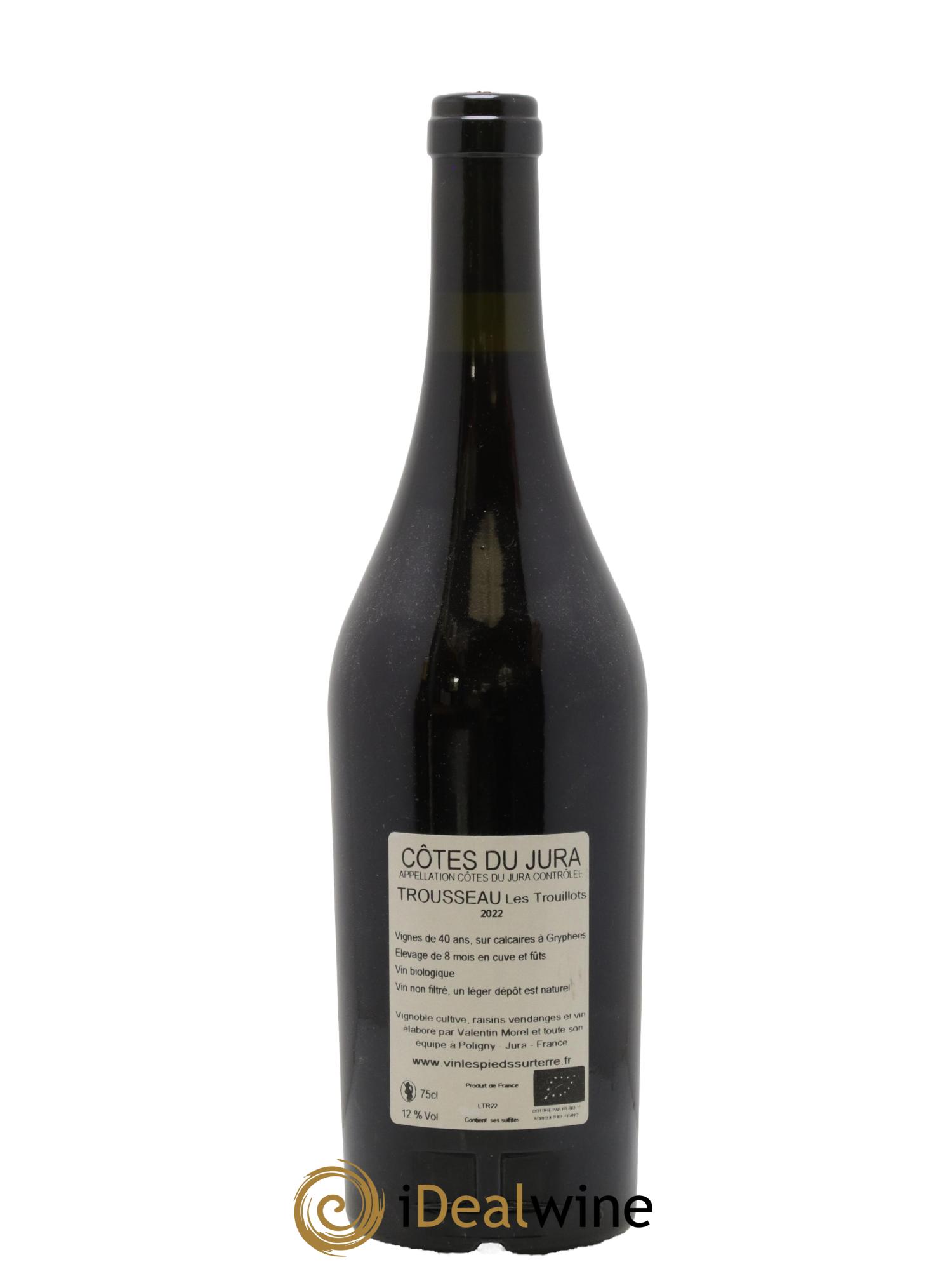 Côtes du Jura Trousseau - Les Trouillots Valentin Morel 2022 - Lot de 1 bouteille - 1