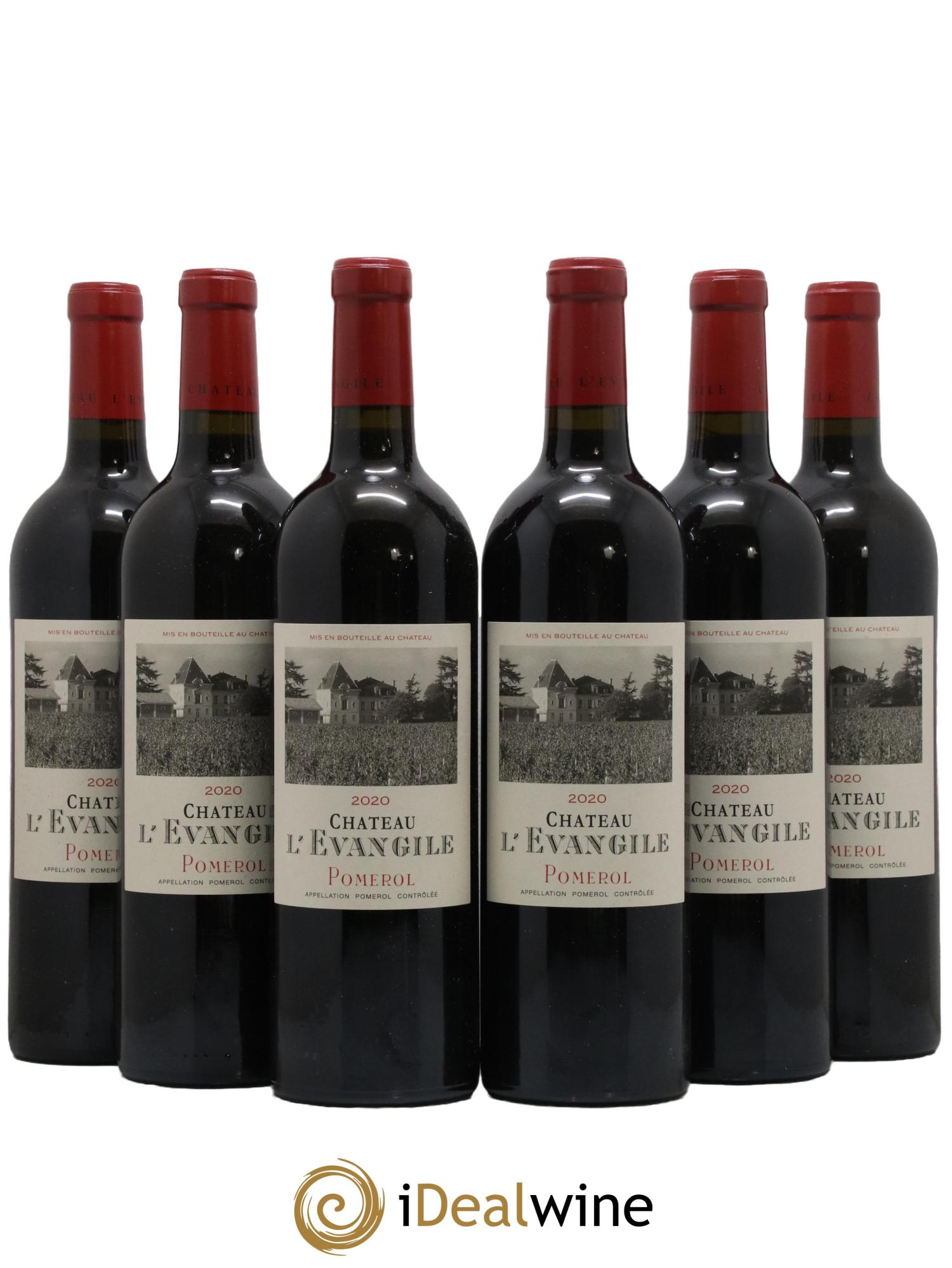 Château l' Évangile 2020 - Lot de 6 bouteilles - 0
