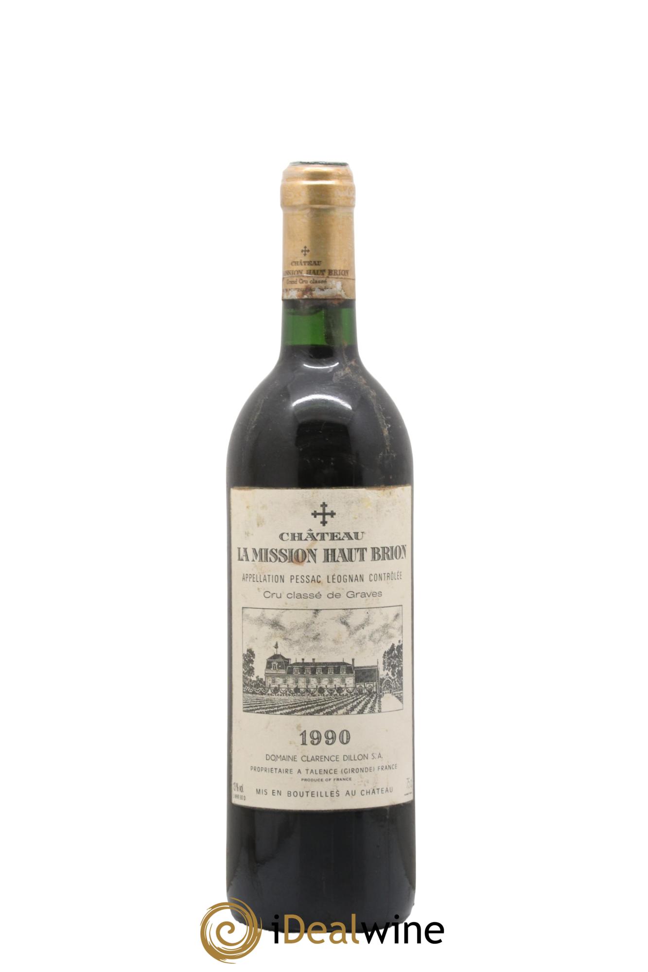 Château la Mission Haut-Brion Cru Classé de Graves 1990 - Lot of 1 bottle - 0
