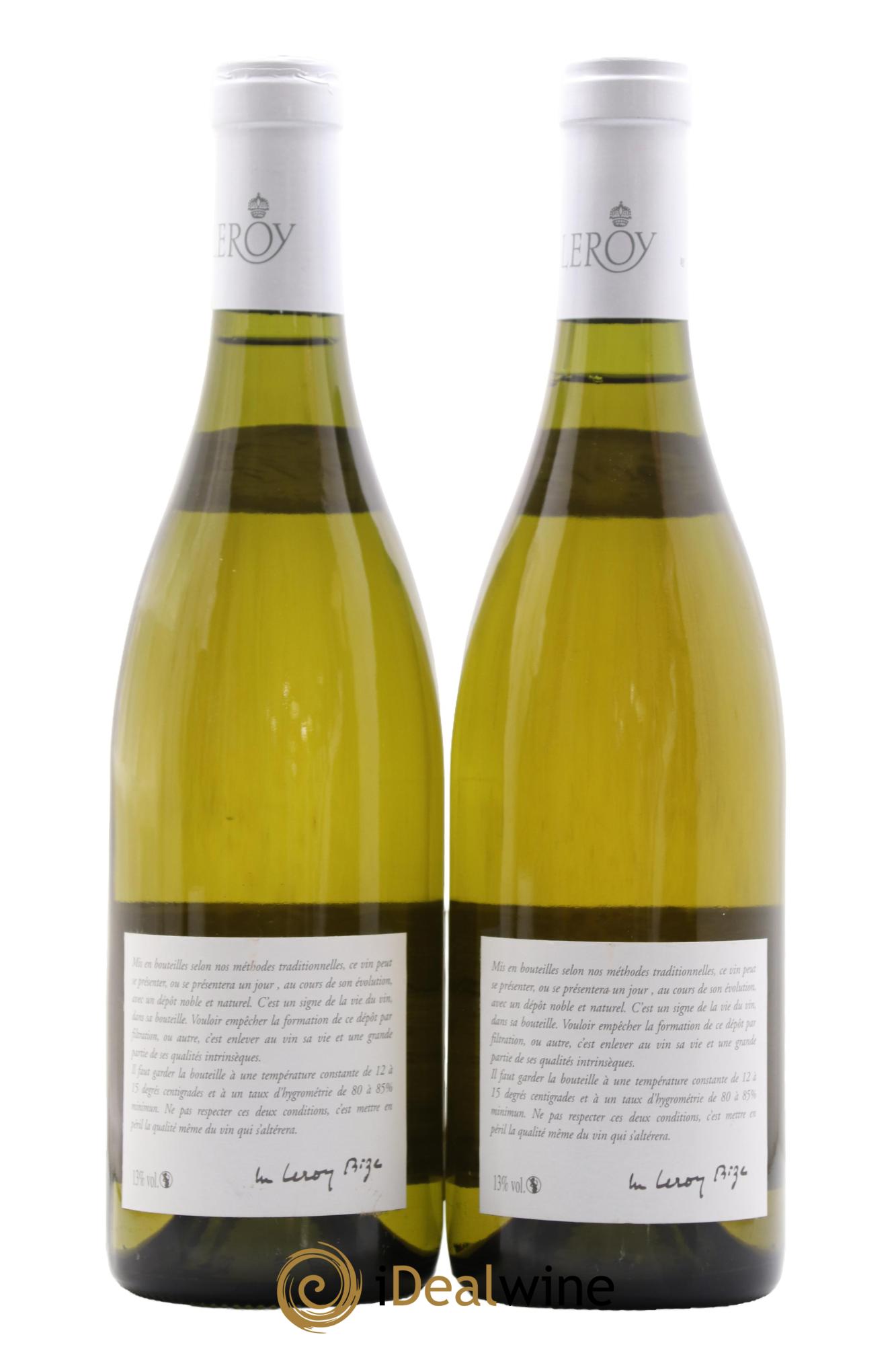 Chassagne-Montrachet 1er Cru Morgeot Leroy SA 2011 - Lotto di 2 bottiglie - 1