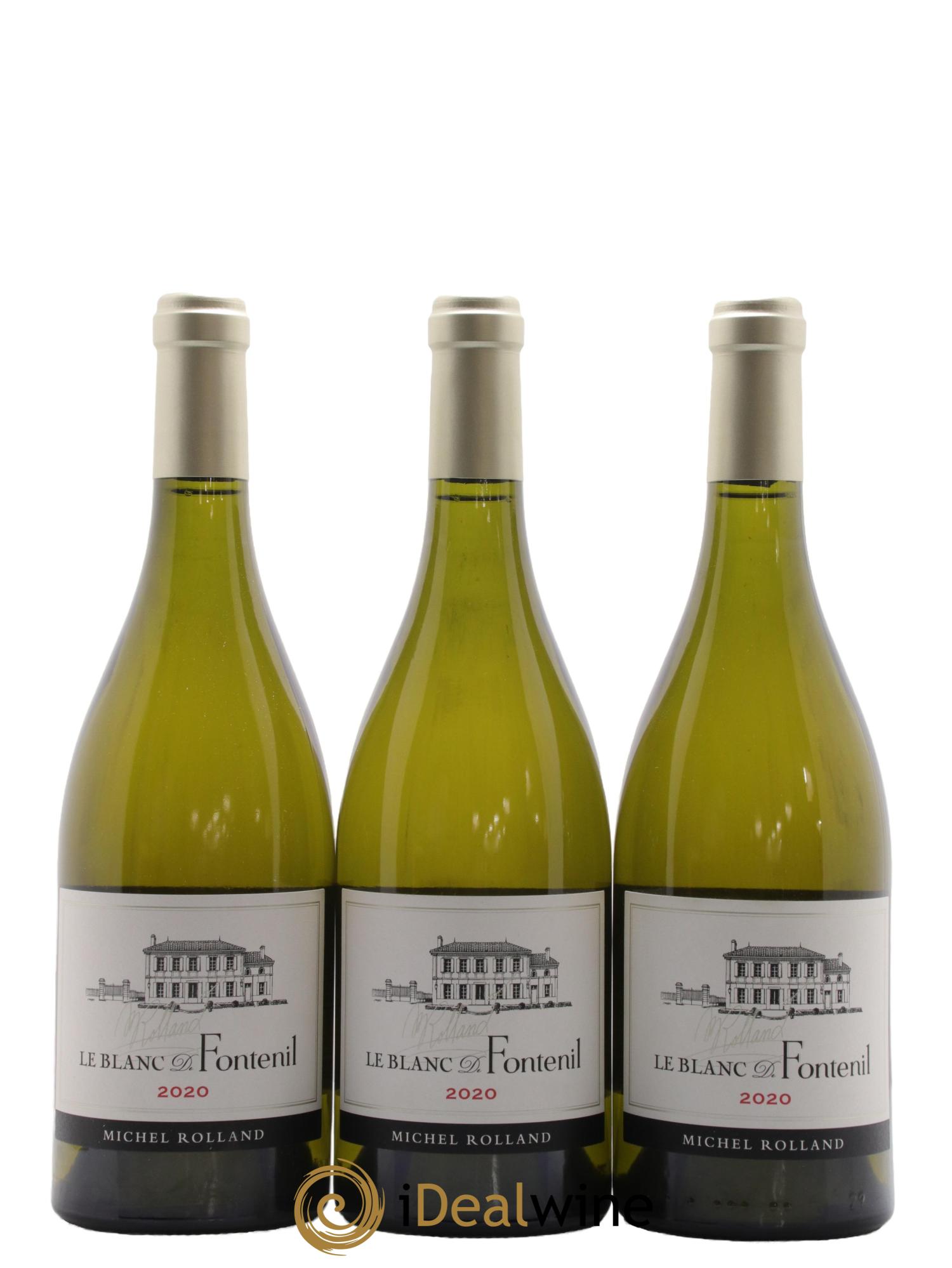 Bordeaux Le Blanc de Fontenil Chateau de Fontenil 2020 - Lot de 3 bouteilles - 0