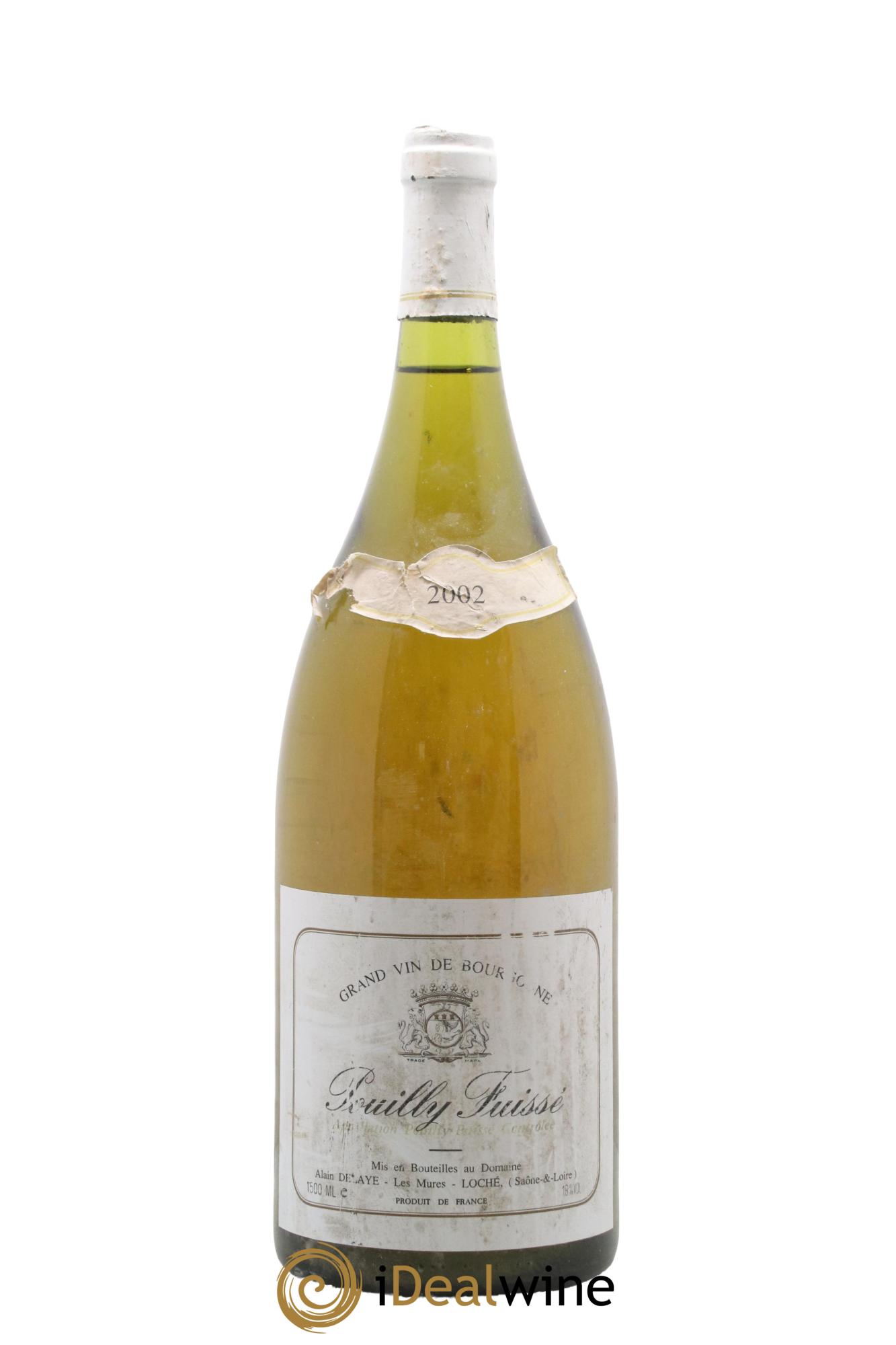 Pouilly-Fuissé Alain Delaye 2002 - Posten von 1 Magnum - 0