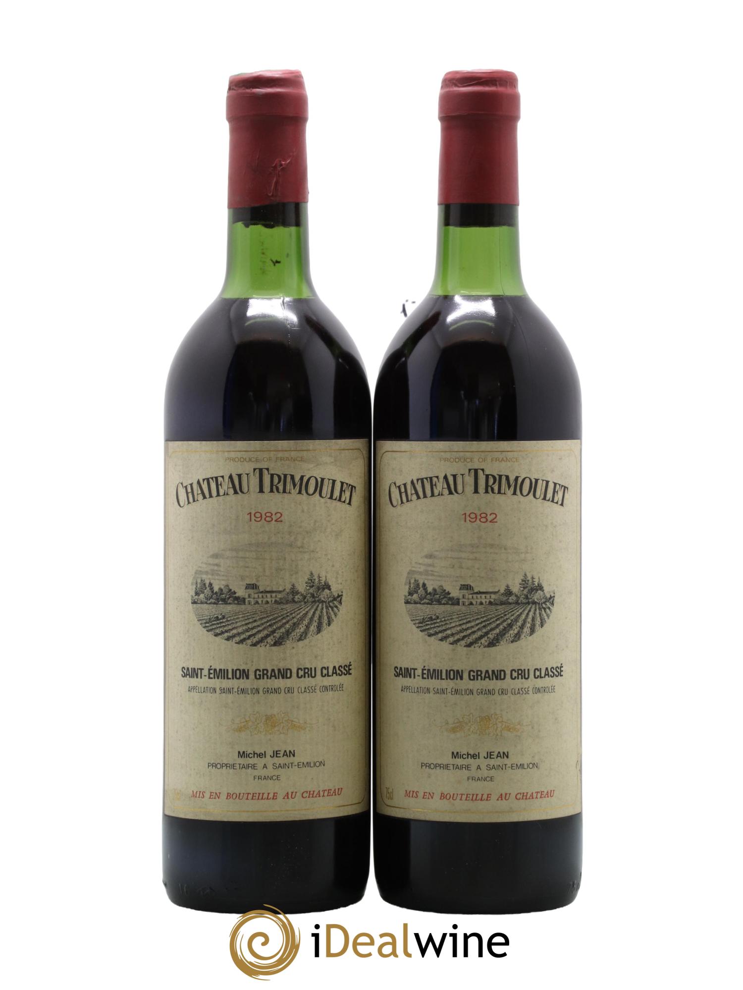 Château Trimoulet 1982 - Lot de 2 bouteilles - 0