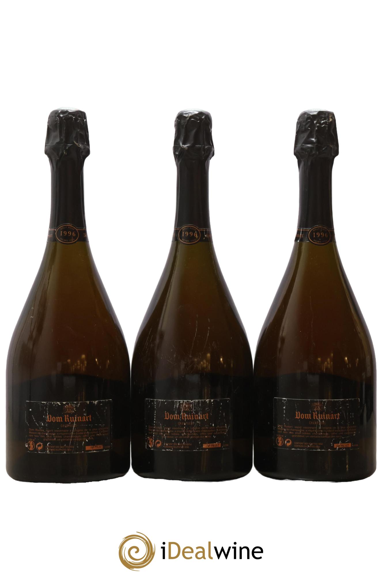 Dom Ruinart Brut Ruinart 1996 - Posten von 3 Flaschen - 1