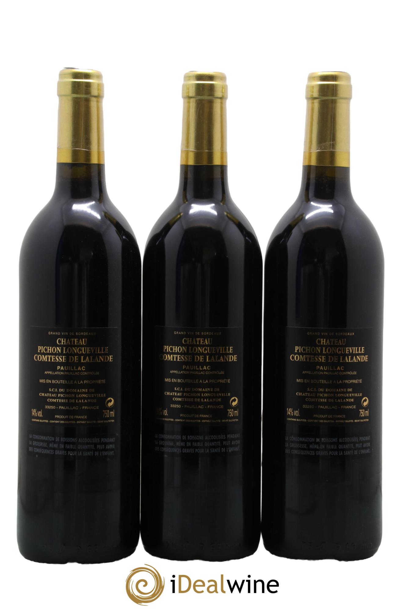 Château Pichon Longueville Comtesse de Lalande 2ème Grand Cru Classé 2010 - Lotto di 6 bottiglie - 5