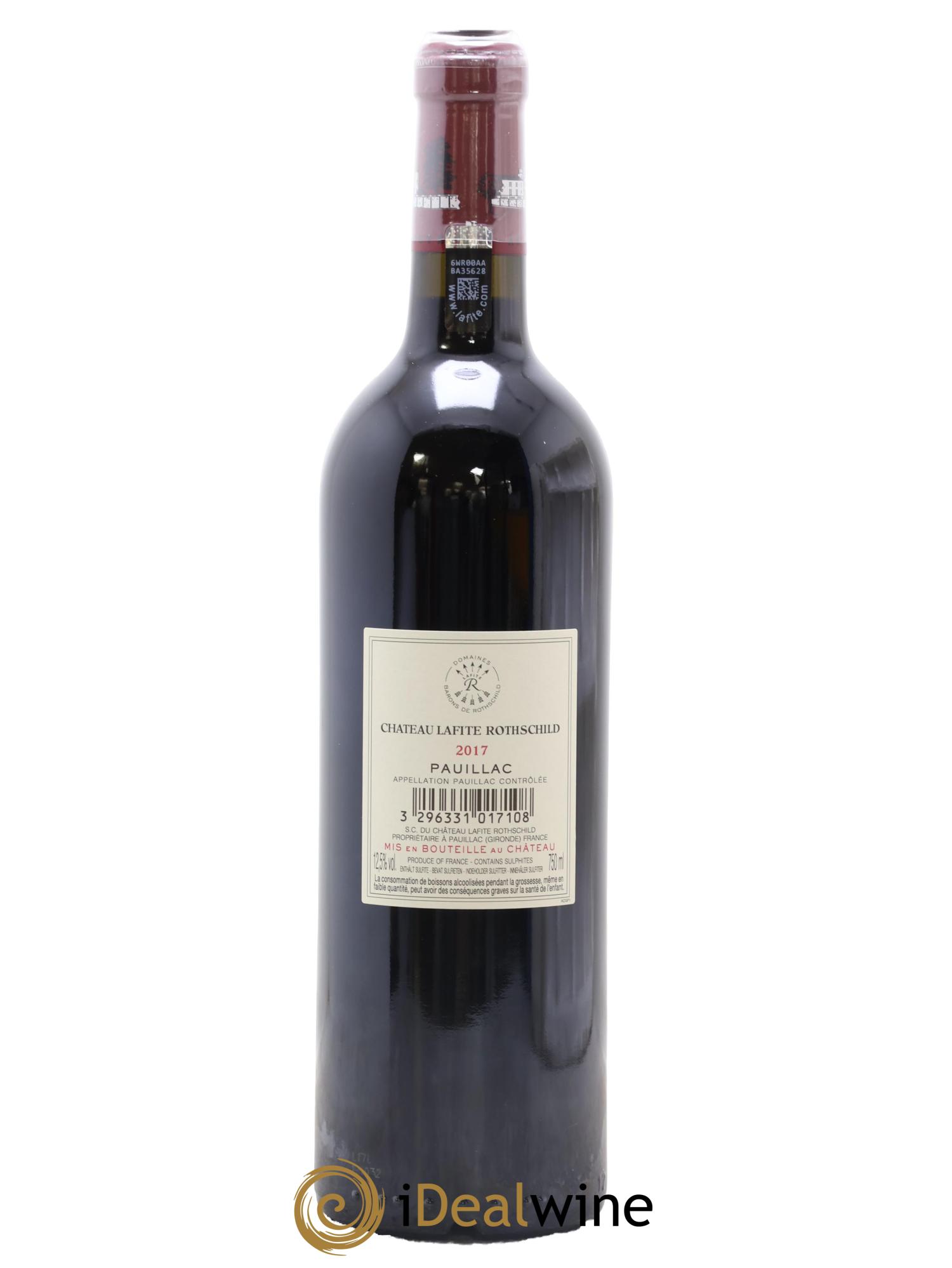 Château Lafite Rothschild 1er Grand Cru Classé 2017 - Lot of 1 bottle - 1