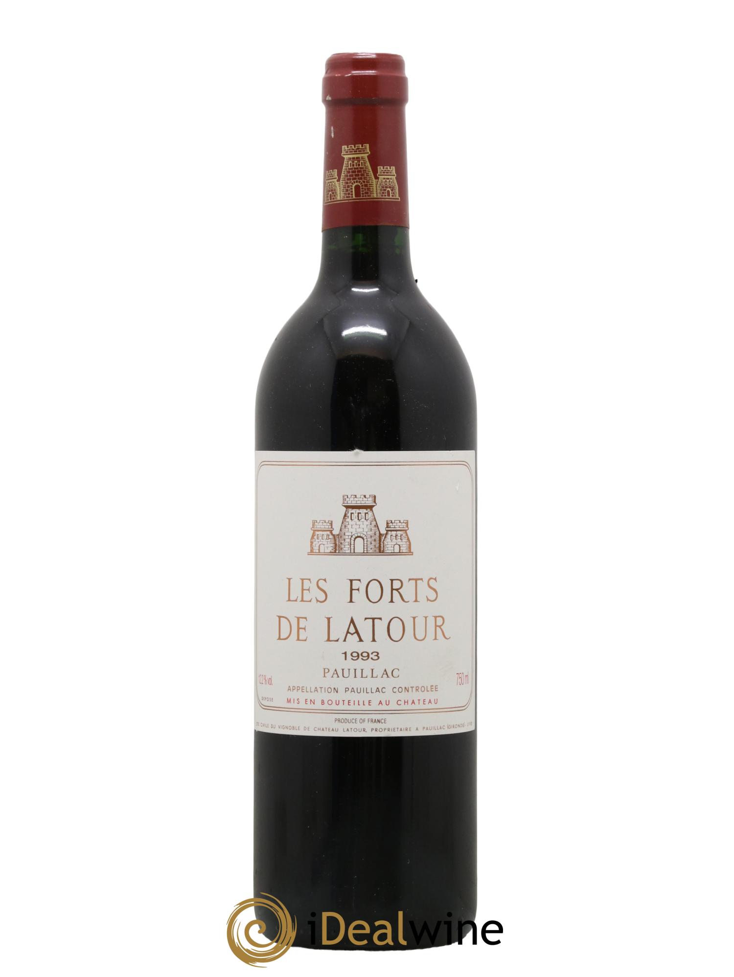 Les Forts de Latour Second Vin 1993 - Lot de 1 bouteille - 0