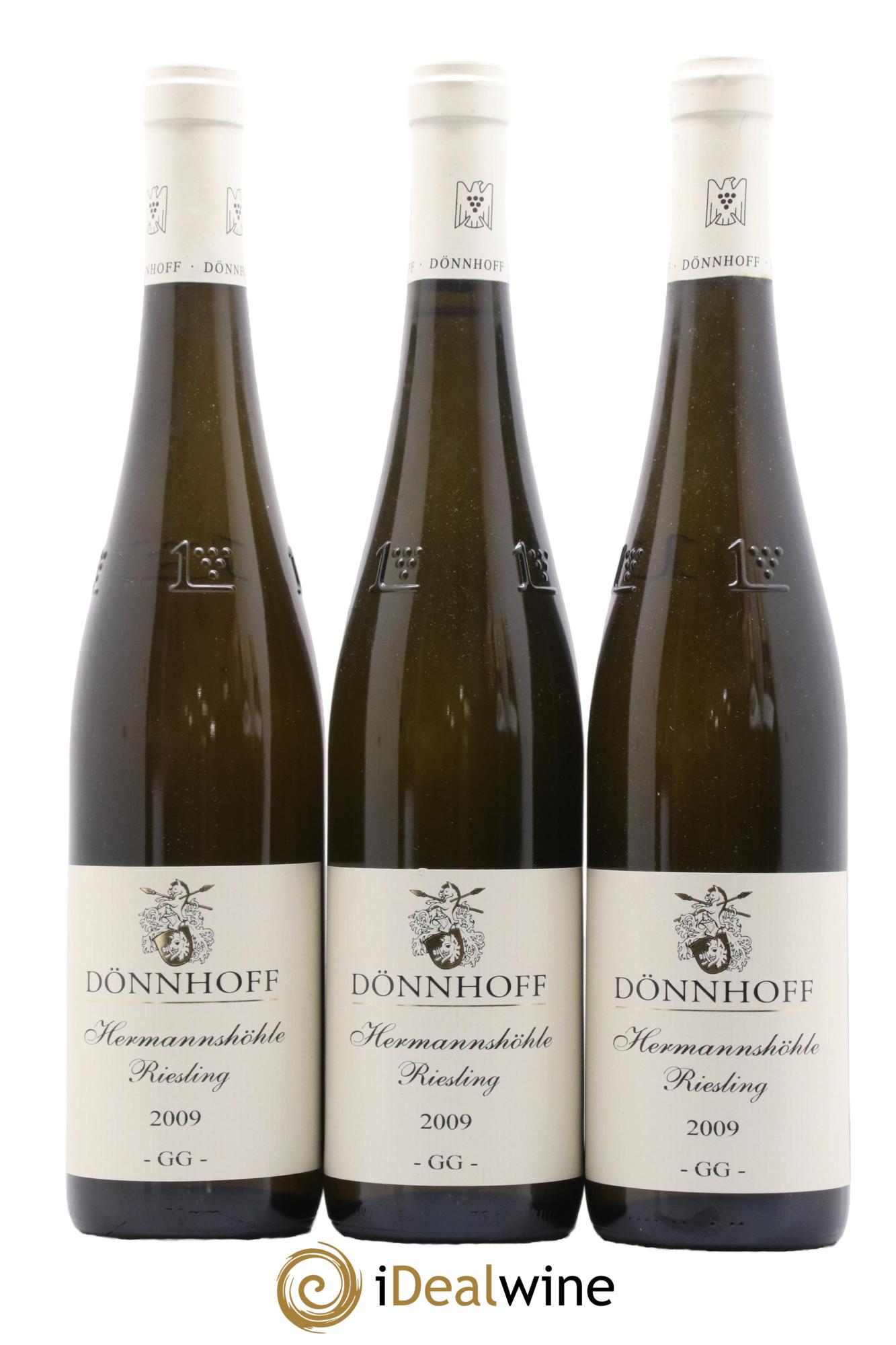 Riesling GG Niederhauser Hermannshohle Trocken Donnhoff 2009 - Lot de 3 bouteilles - 0